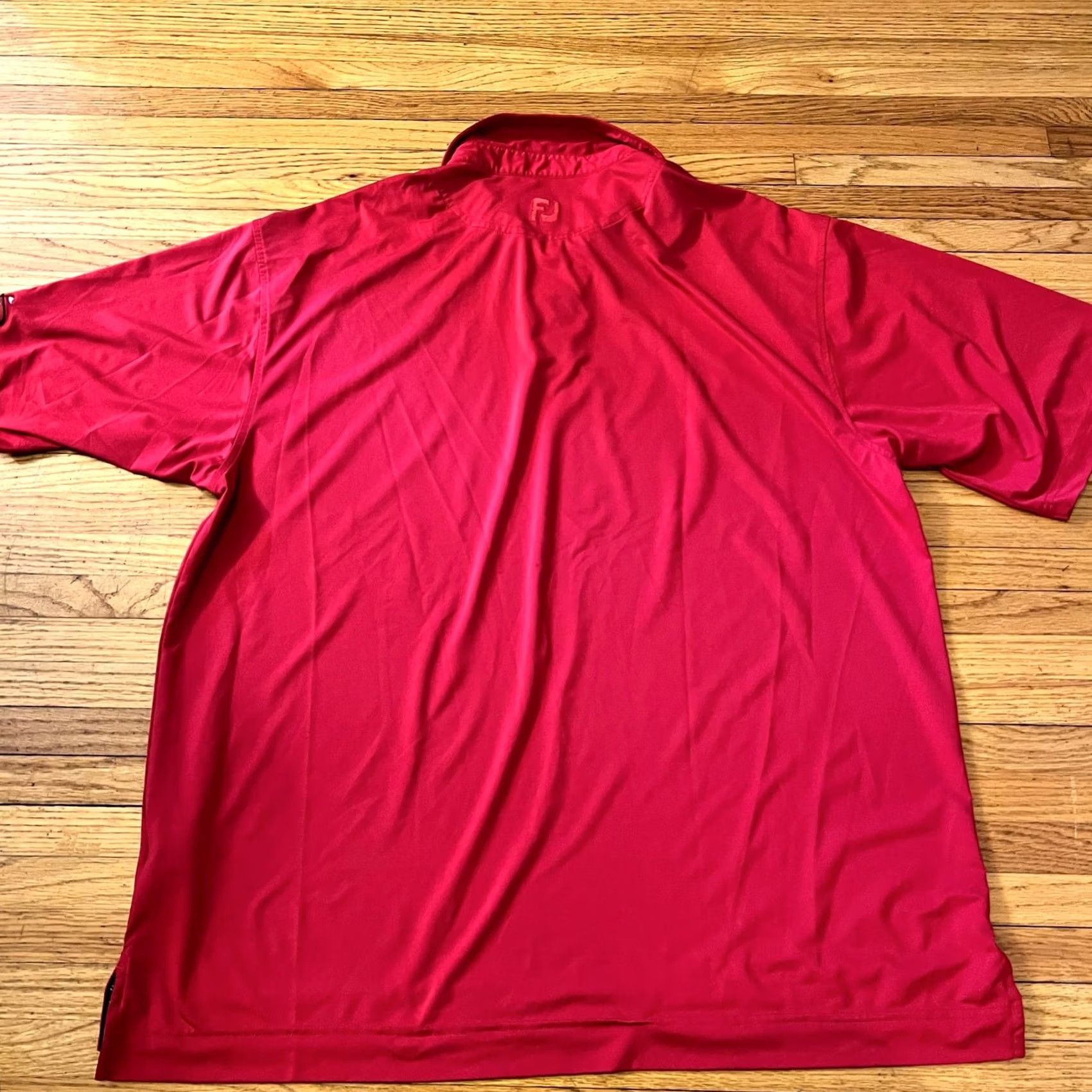 Footjoy Footjoy Polo Shirt Mens XL Red Performance Golf Short Sleeve Mens XL Regular Red Small stain Size US XL / EU 56 / 4 - 4 Thumbnail