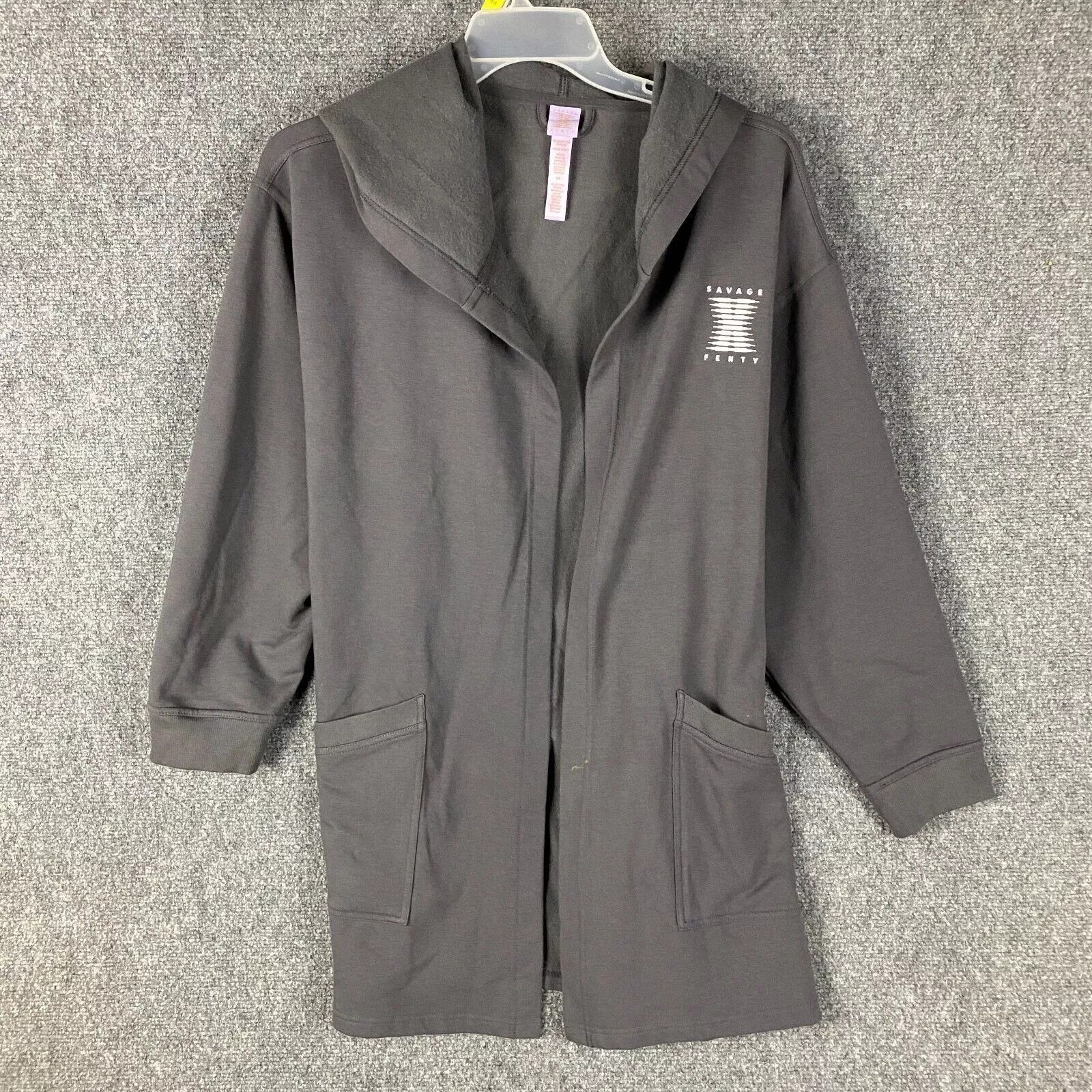 Other Savage X Fenty Robe Women's XS/S Hooded Cotton Blend Adults Size S / US 4 / IT 40 - 1 Thumbnail