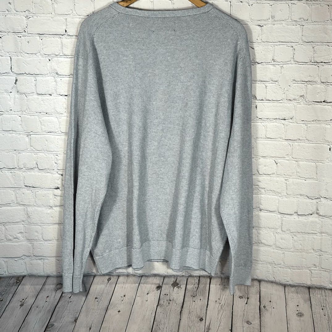 Bonobos Bonobos Mens Henley Thermal Sweater Waffle-Knit Pullover XXL NEW Gray Red Crewneck Mens Size US XXL / EU 58 / 5 - 5 Thumbnail