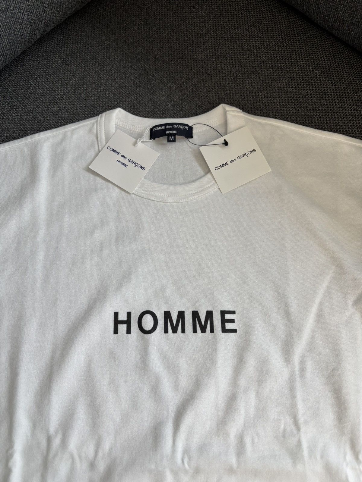 Comme des Garcons Homme Comme Des Garcons Homme Logo T-Shirt Size US M / EU 48-50 / 2 - 2 Thumbnail