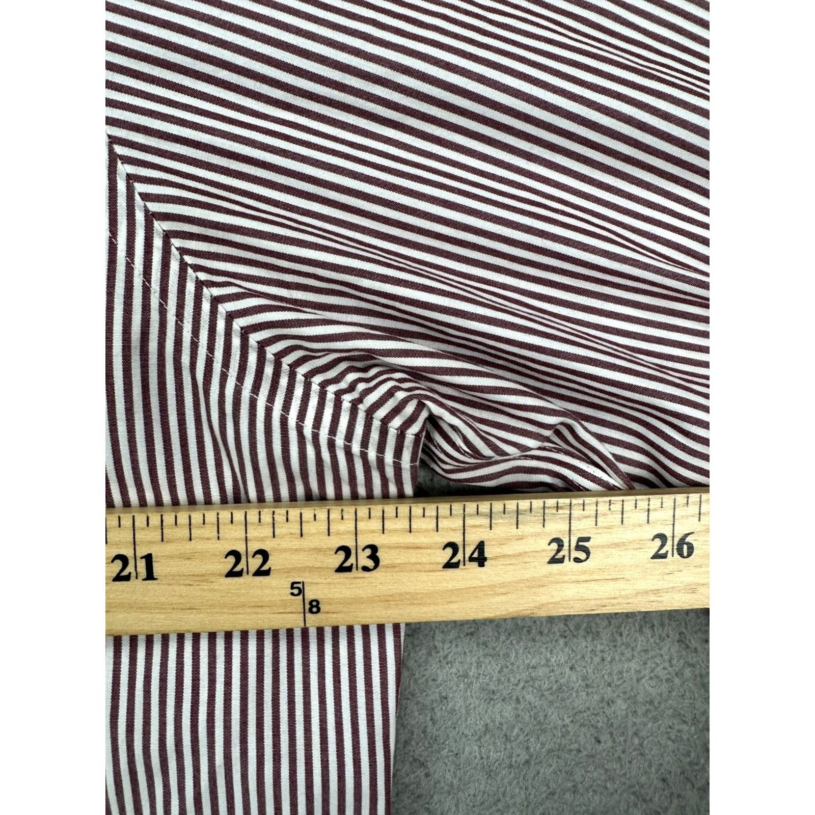 Brooks Brothers Brooks Brothers Shirt Mens 16.5 4-5 Regent Fit Button Up Red White Stripe Dress Shirt Slim Fit Regular Size Type: Regular Gender: Mens Shirt Size 46R - 7 Thumbnail