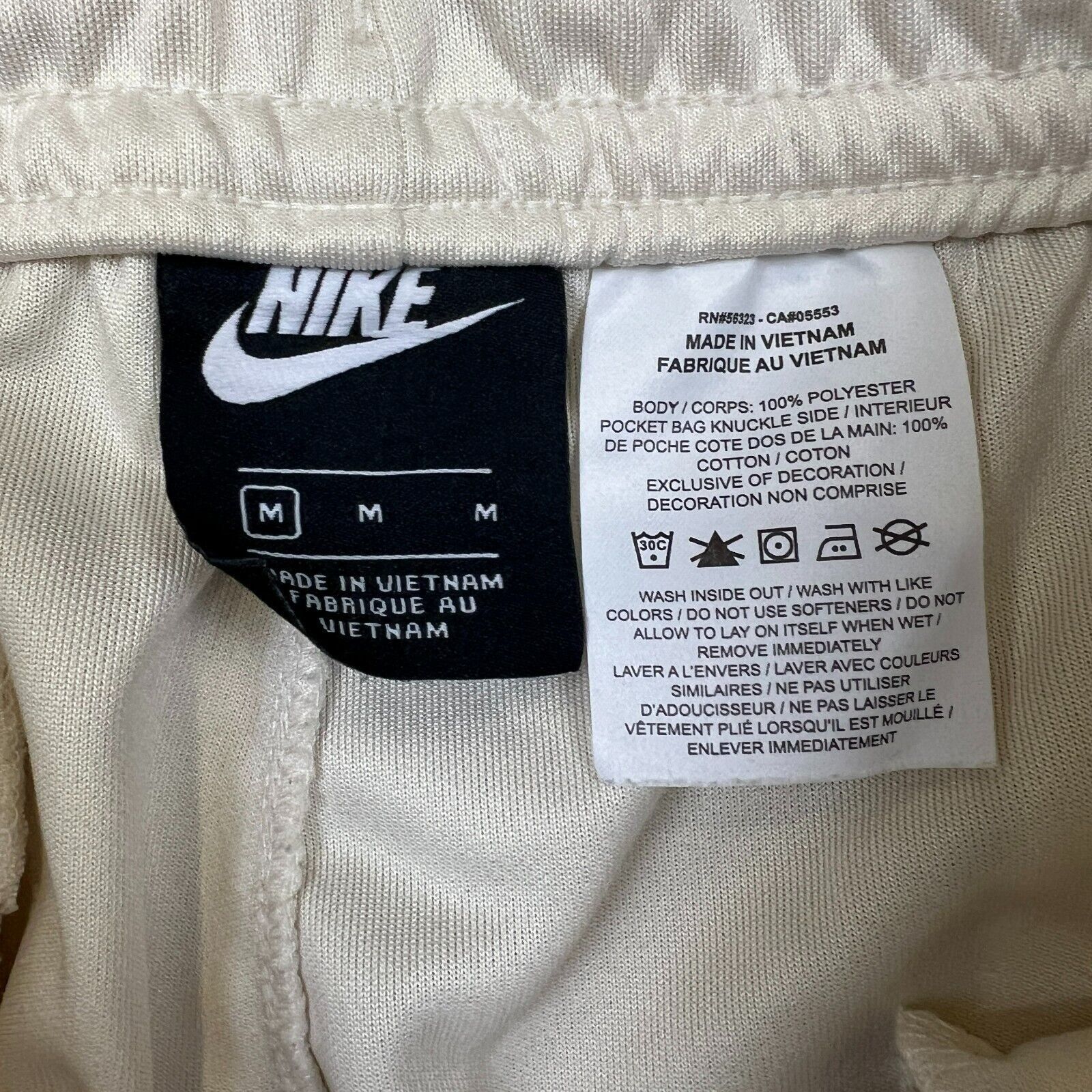 Nike × Vintage Nike Sportswear Track Pants Medium Swoosh Taper Leg Jogger Size US 31 - 5 Thumbnail