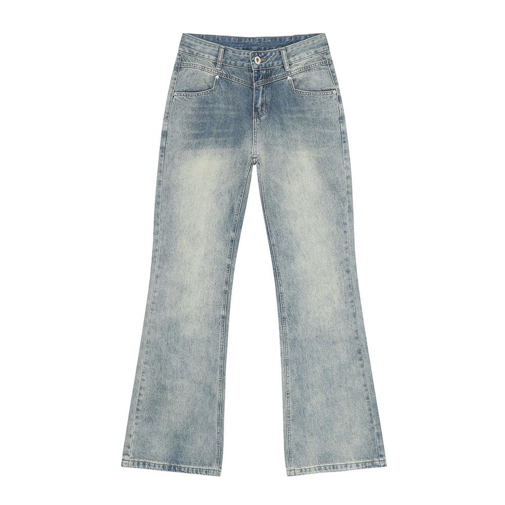 Jean Japanese retro patchwork gradient flared jeans Size US 32 / EU 48 - 5 Thumbnail