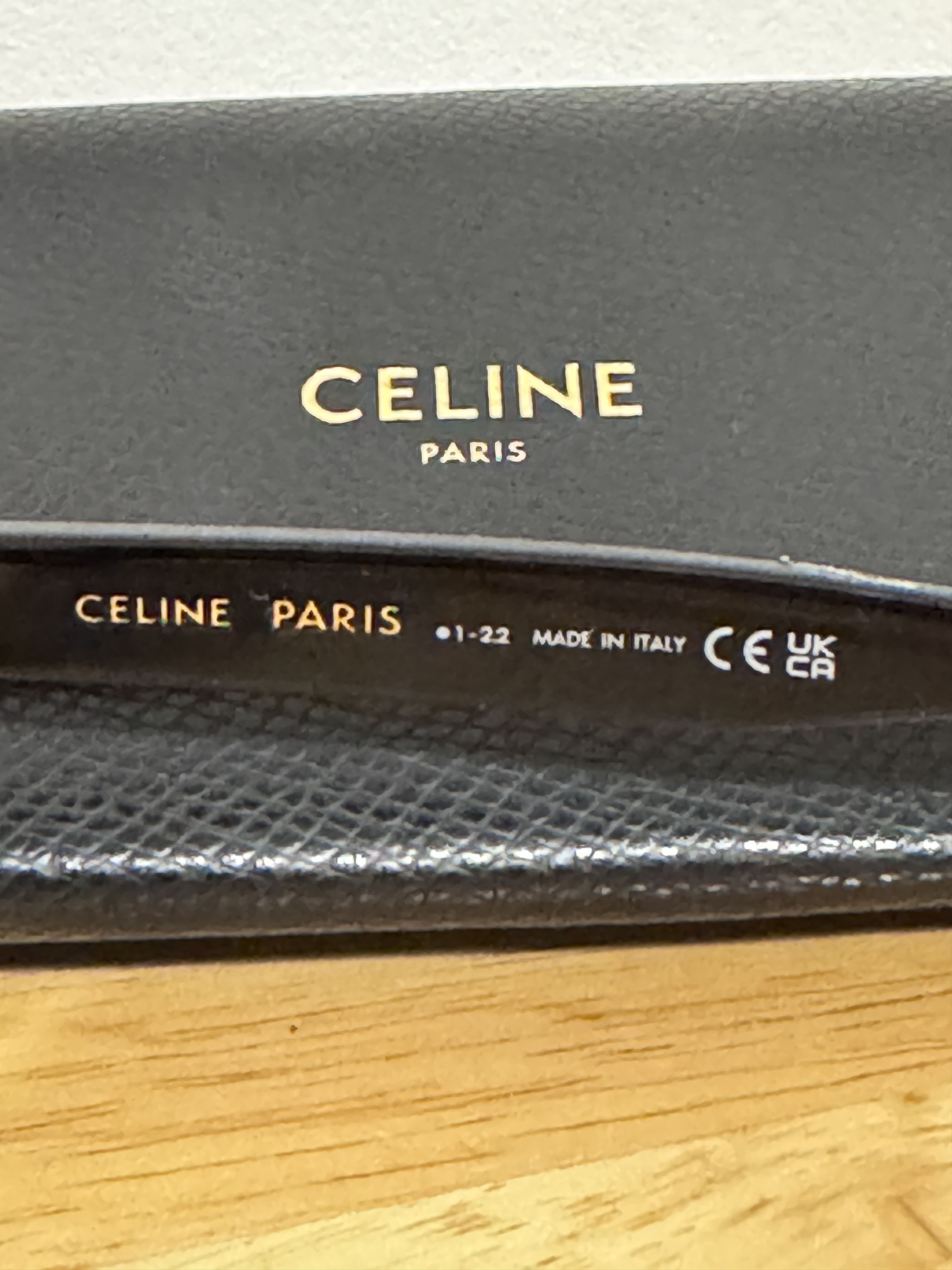 Celine Celine CL40229F Black Angular Geometric Sunglasses Size ONE SIZE - 6 Thumbnail