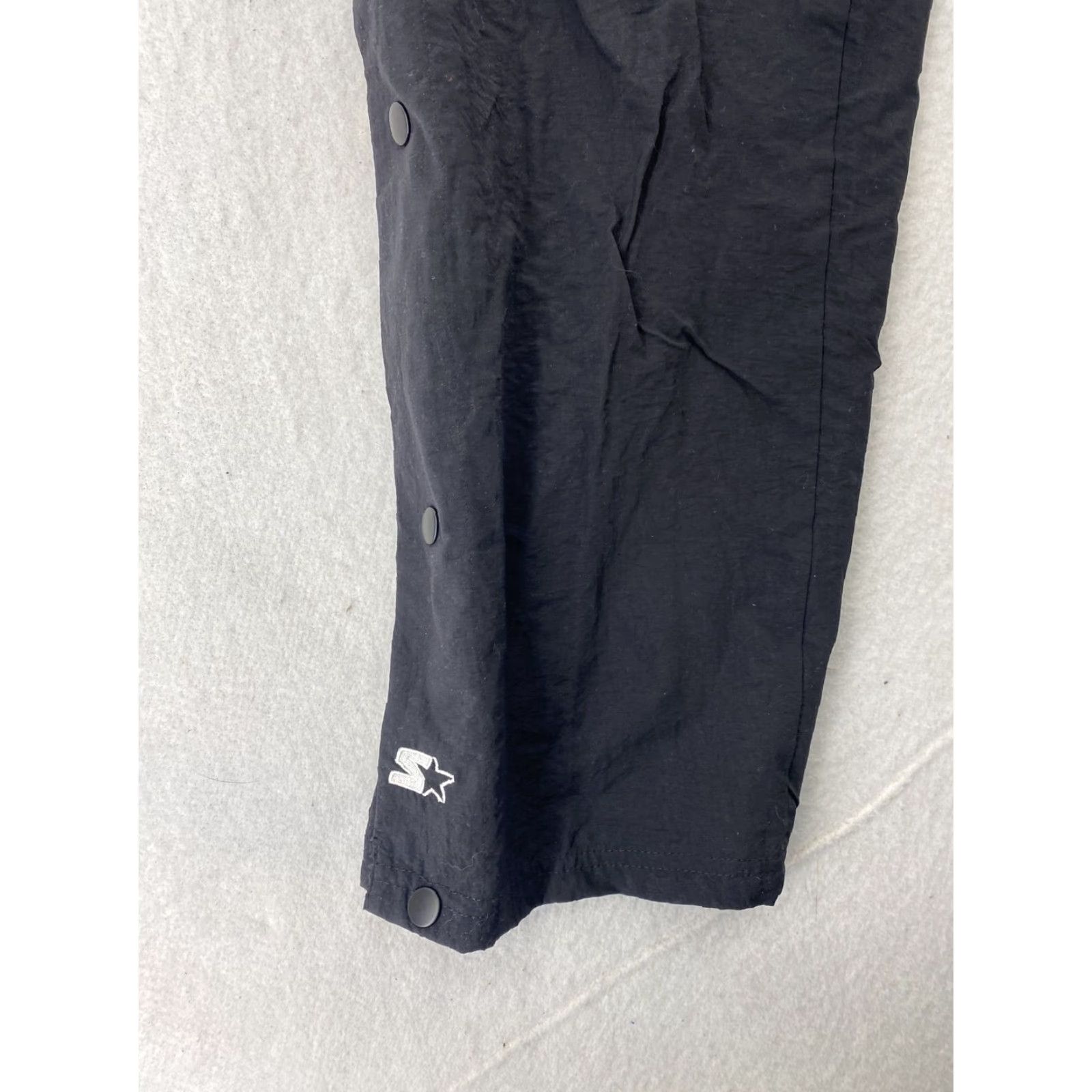 Starter VINTAGE STARTER Clemson Tigers Track Pants Mens L Athletic Drawstring Pockets Black Nylon Polyester Jogging Size US 33 - 4 Thumbnail