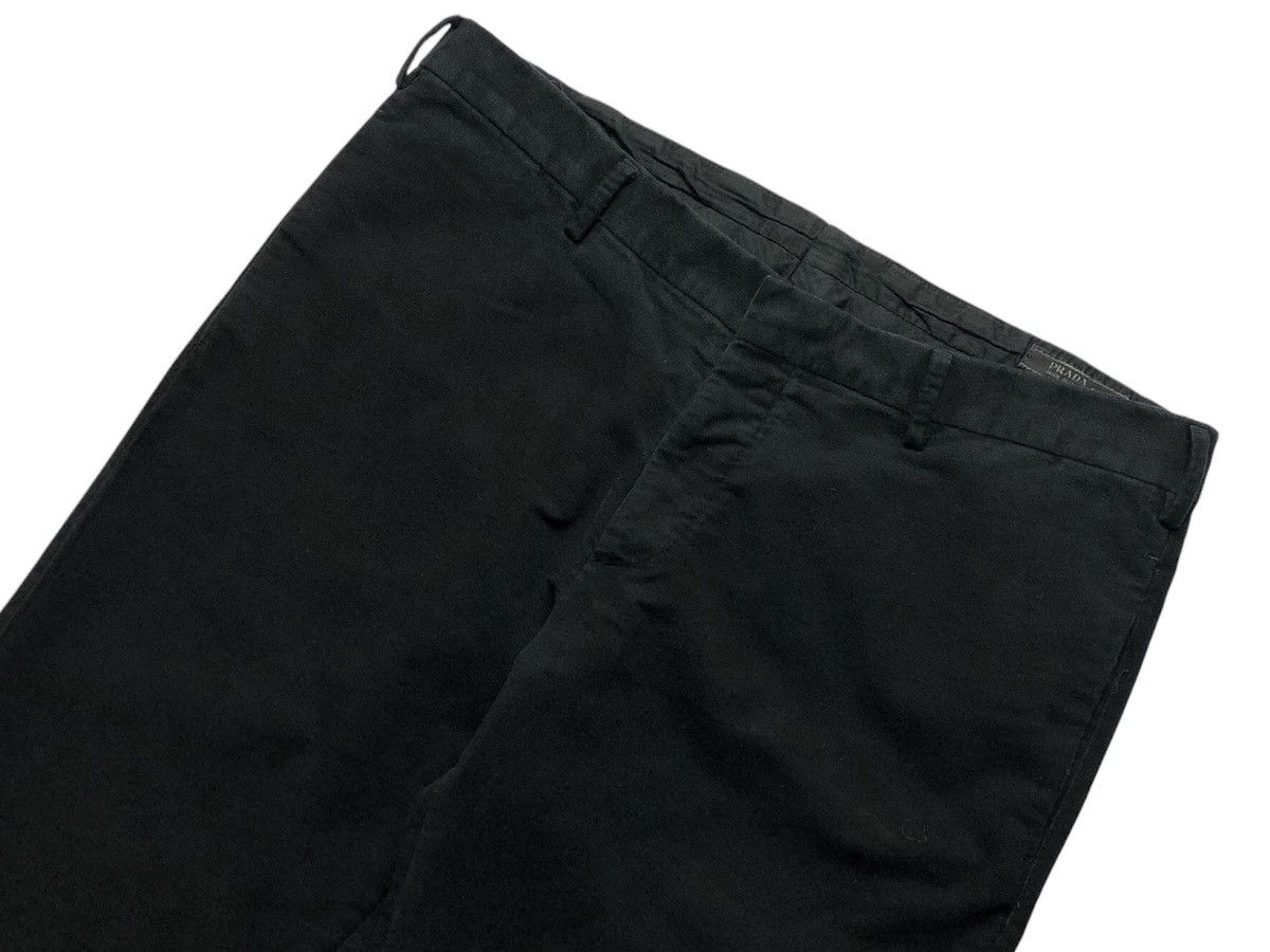Prada Prada black cotton pants Size US 34 / EU 50 - 3 Thumbnail