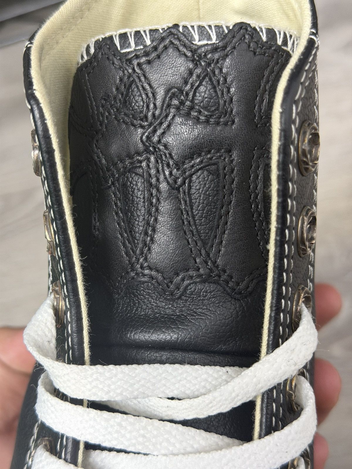 Chrome Hearts Chrome hearts patch converse highs Size US 7.5 / EU 40-41 - 20 Thumbnail