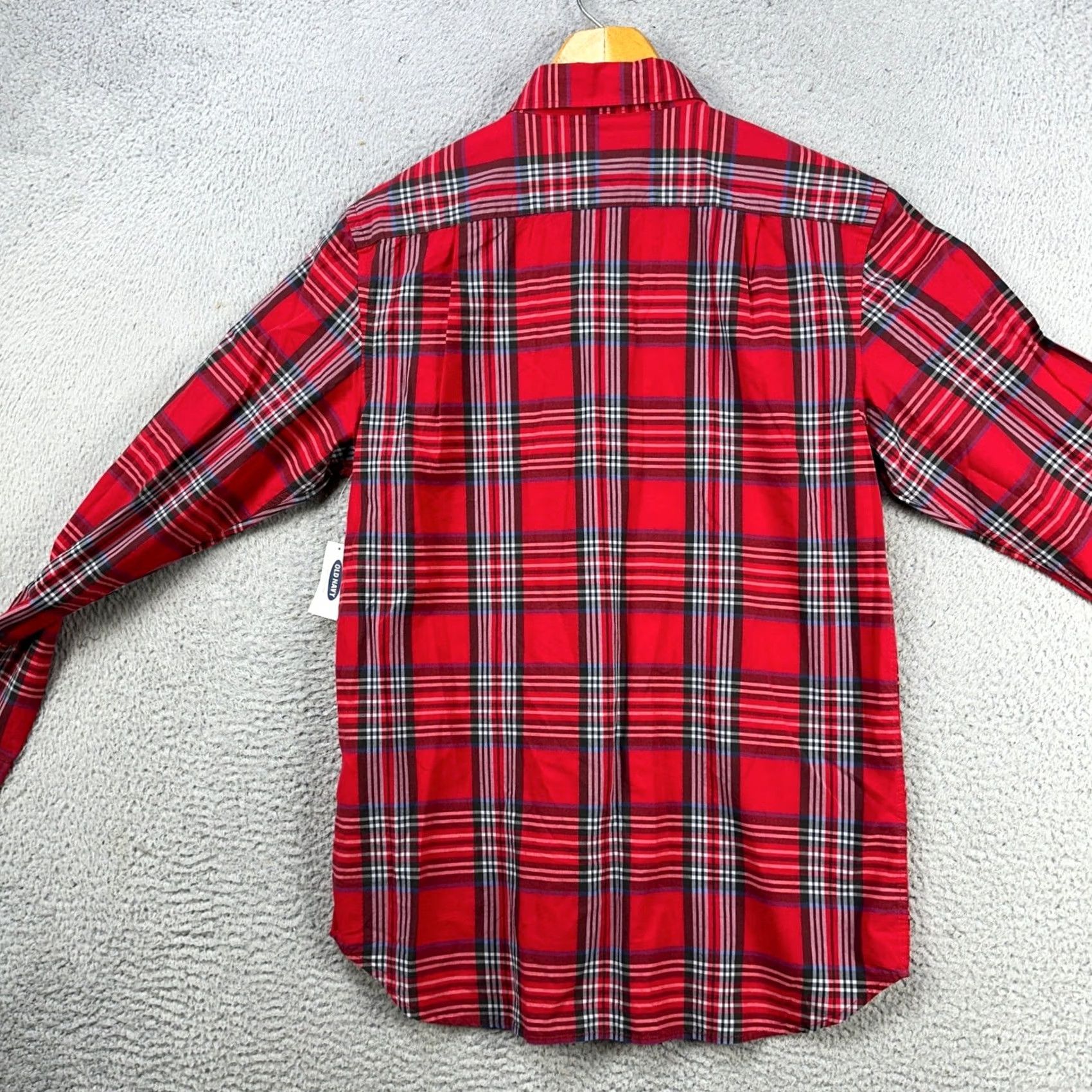 Old Navy Old Navy Shirt Button Down Mens Medium Red Plaid Classic Fit Cotton NEW Size US M / EU 48-50 / 2 - 3 Thumbnail