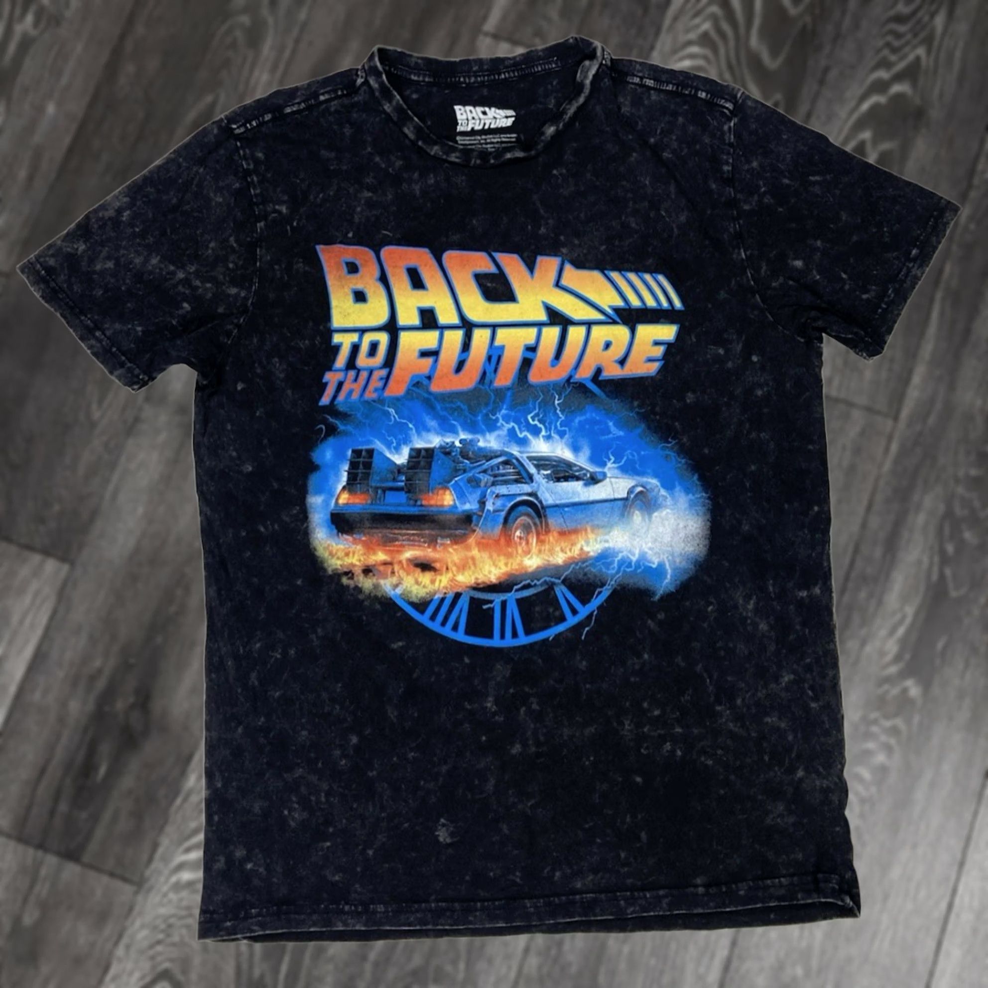 Vintage VINTAGE Back to the Future Graphic Print T-shirt Men Small Black Acid Wash Shirt, Movie, Retro, 80s, Logo, All Seasons, Cotton, Short Sleeve Size US S / EU 44-46 / 1 - 1 Thumbnail