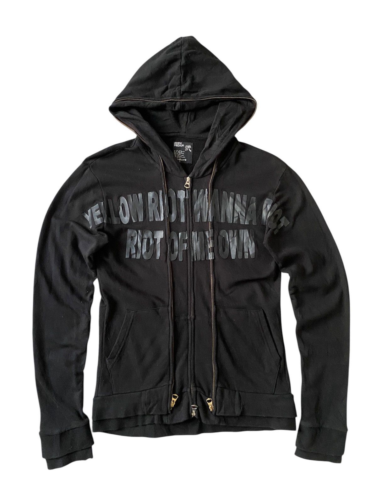 SS06 PPFM ‘RIOT’ Design Zipper Hoodie