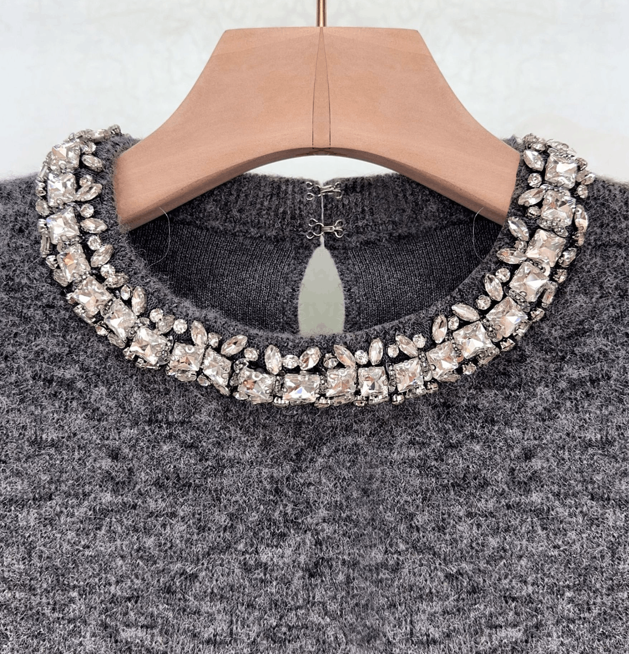 Japanese Brand Grey Viscose Blend Sweater Size M / US 6-8 / IT 42-44 - 3 Thumbnail