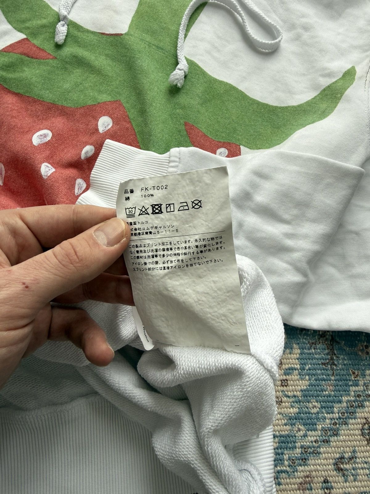 Comme des Garcons Comme des Garçons Strawberry 🍓 Hooded Size US M / EU 48-50 / 2 - 8 Thumbnail
