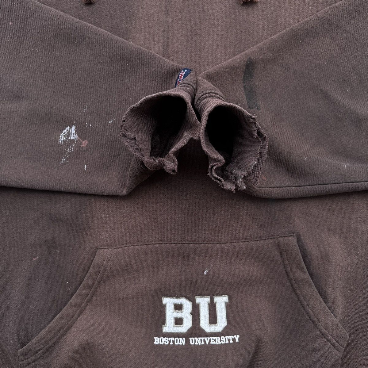 Unsound Rags Vintage Boston University Faded Hoodie Size US XL / EU 56 / 4 - 12 Thumbnail
