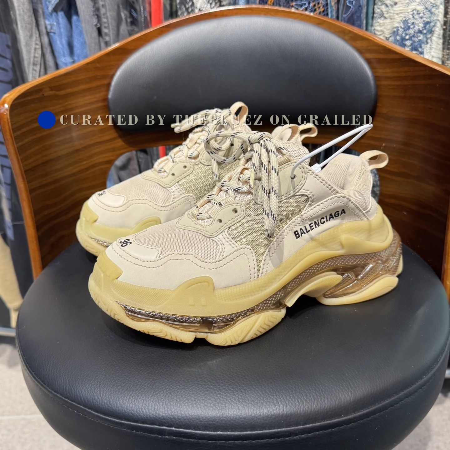 Balenciaga Balenciaga Triples Milk Tea Size US 5 / IT 35 - 1 Thumbnail