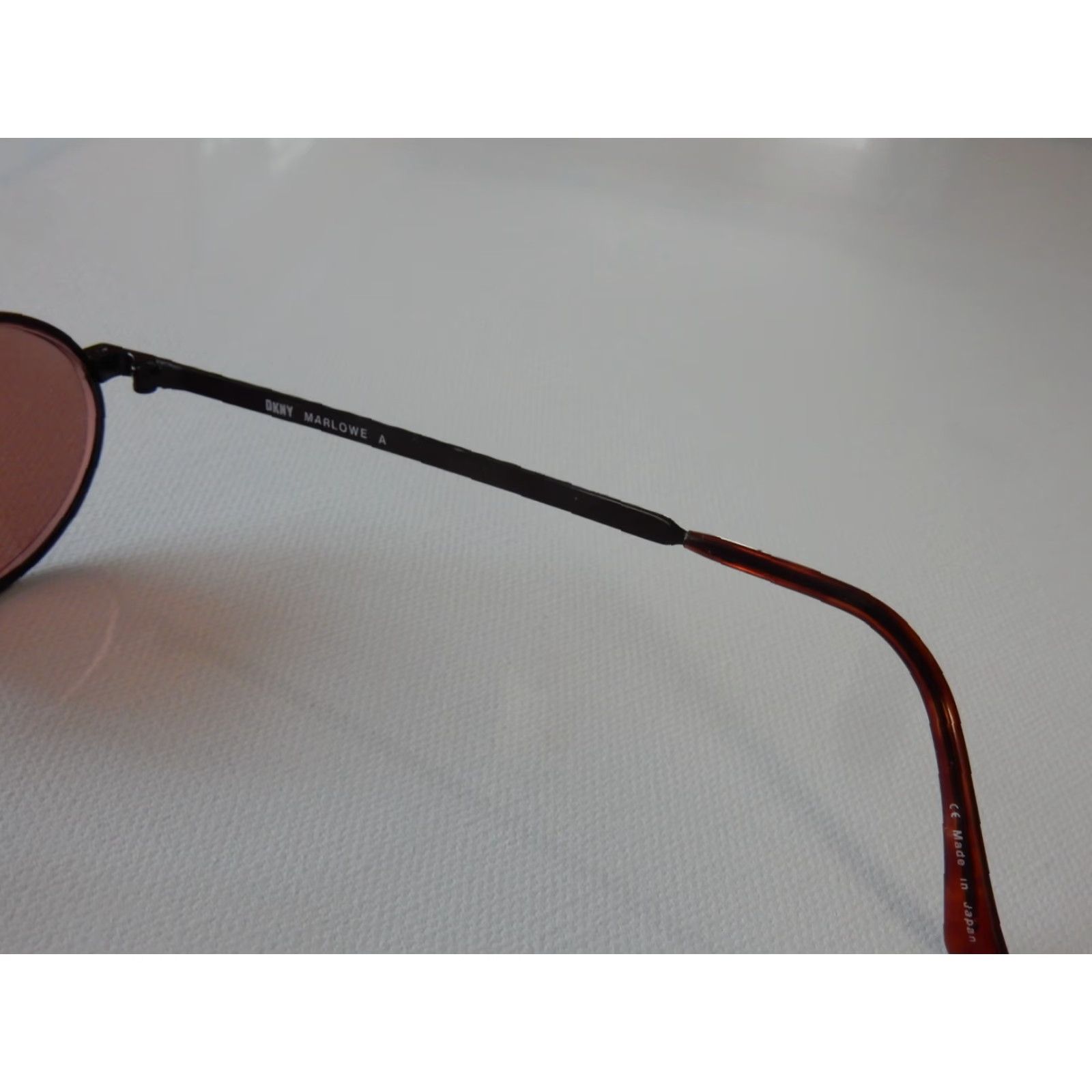 DKNY VINTAGE DKNY Sunglasses Frames Only Women Brown 48[]20 304 059 48 Marlowe 90s Mens Womens Girls Boys Size ONE SIZE - 6 Thumbnail