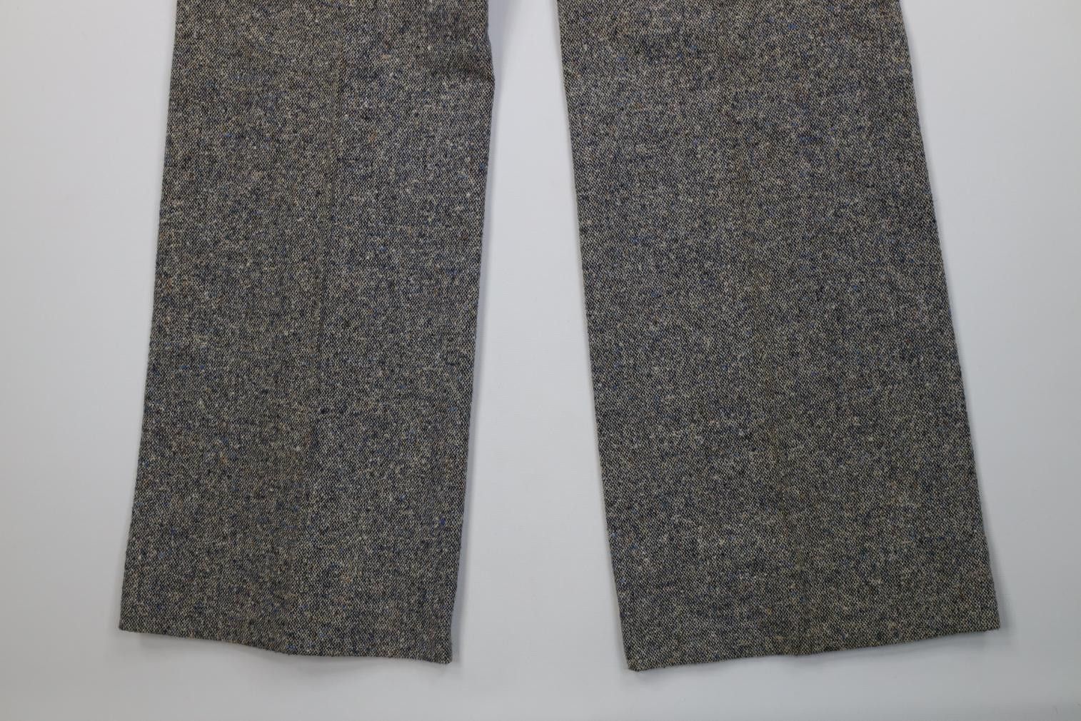 Vintage Vintage 70s Streetwear Wool Tweed Bell Bottoms Pants USA Size US 29 - 15 Thumbnail