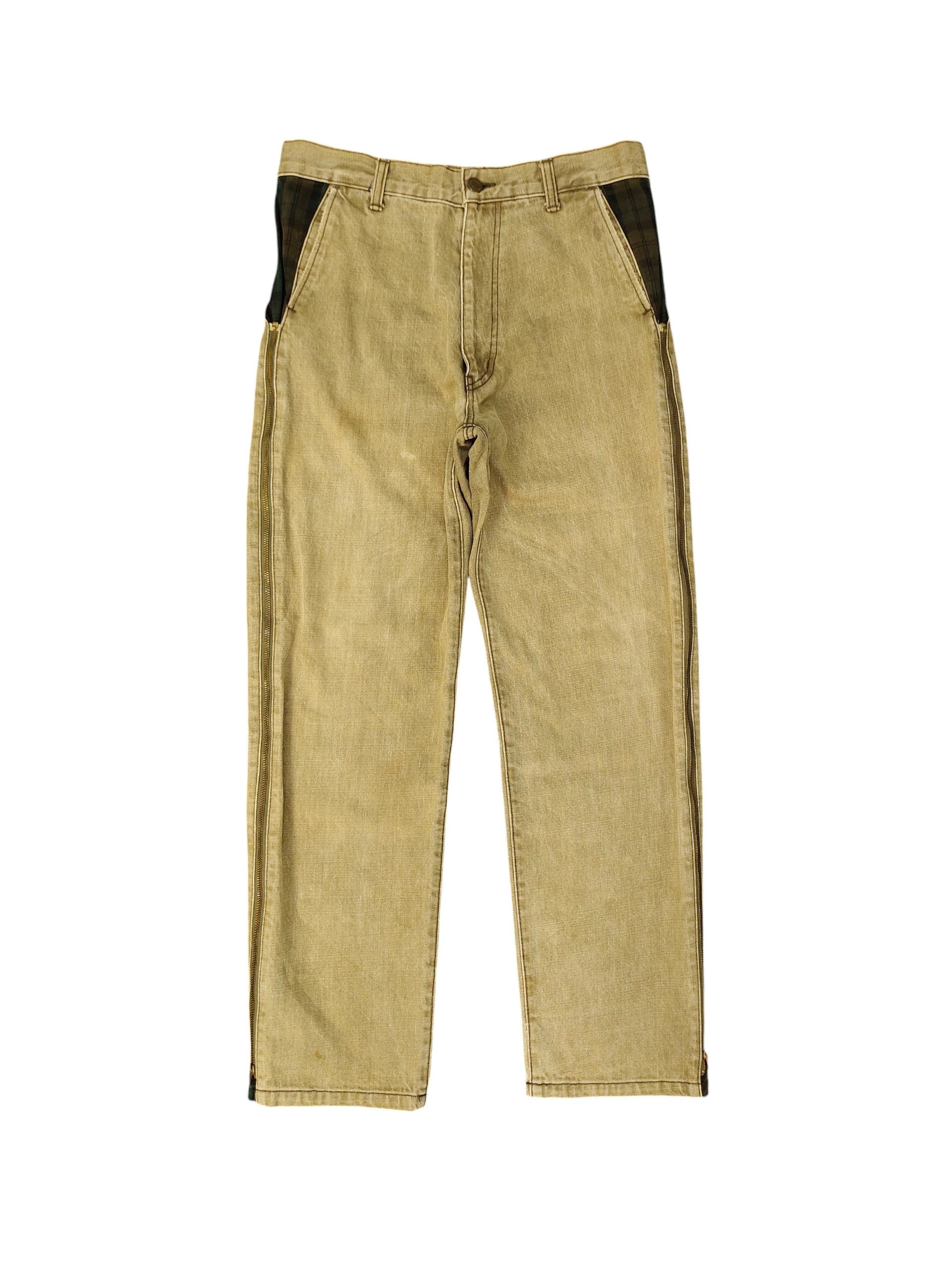 If Six Was Nine Japanese Brand Mgdw Japan Zipper Side Denim Jeans Size US 31 - 7 Thumbnail