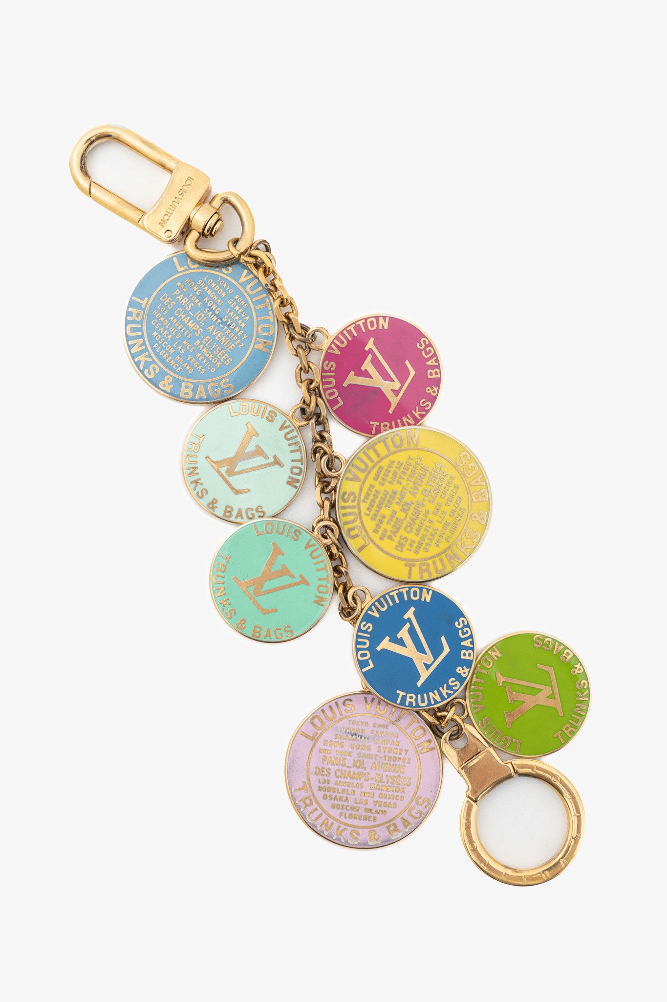 Louis Vuitton Louis Vuitton Globe Charm Chains Gold-Tone Key Ring Size ONE SIZE - 1 Thumbnail