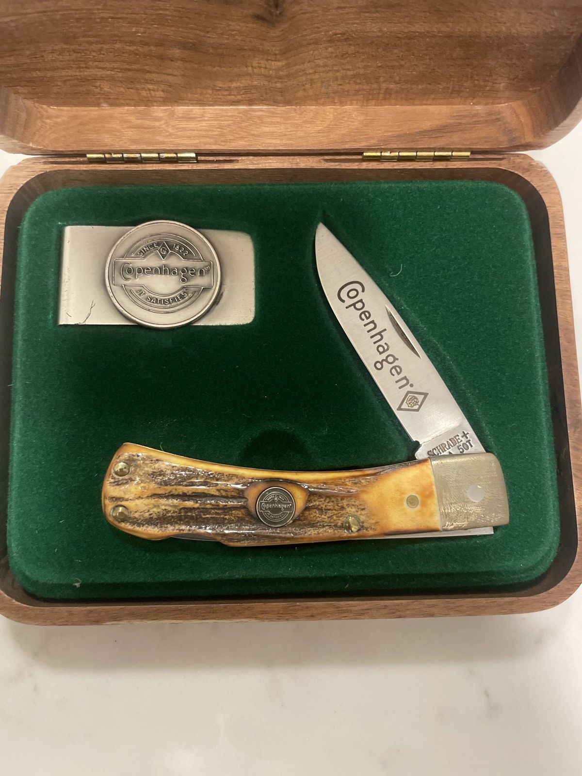 Cowboy Equipment Copenhagen Tobacco Company Schrade Knife Size ONE SIZE - 1 Thumbnail