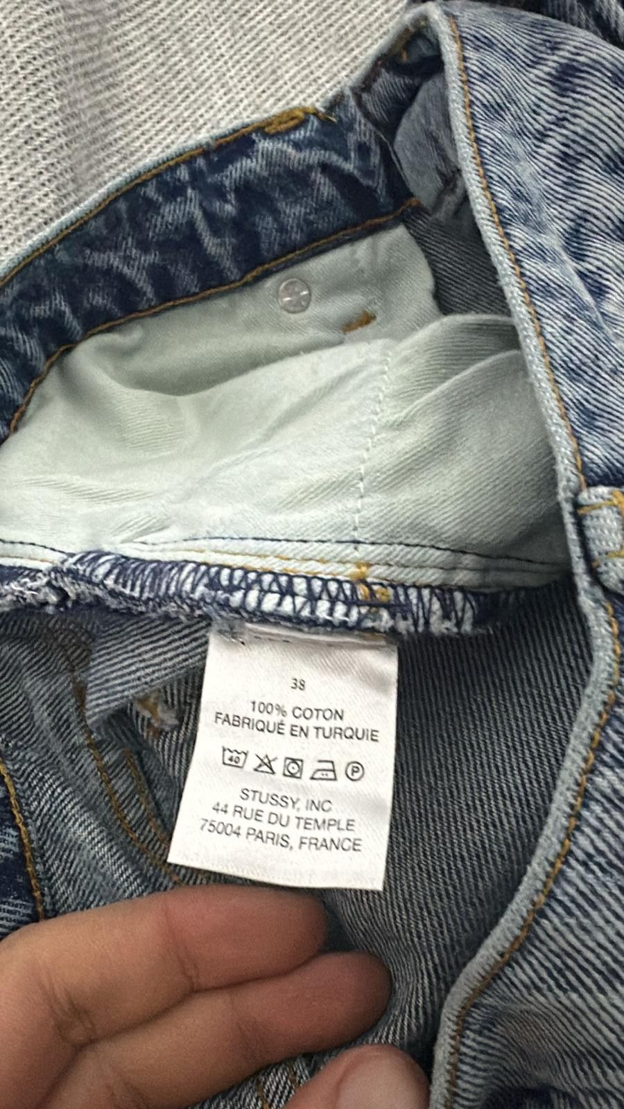 Stussy Stussy Classic Jean Denim Washed Blue Size 38 Size US 38 / EU 54 - 9 Thumbnail