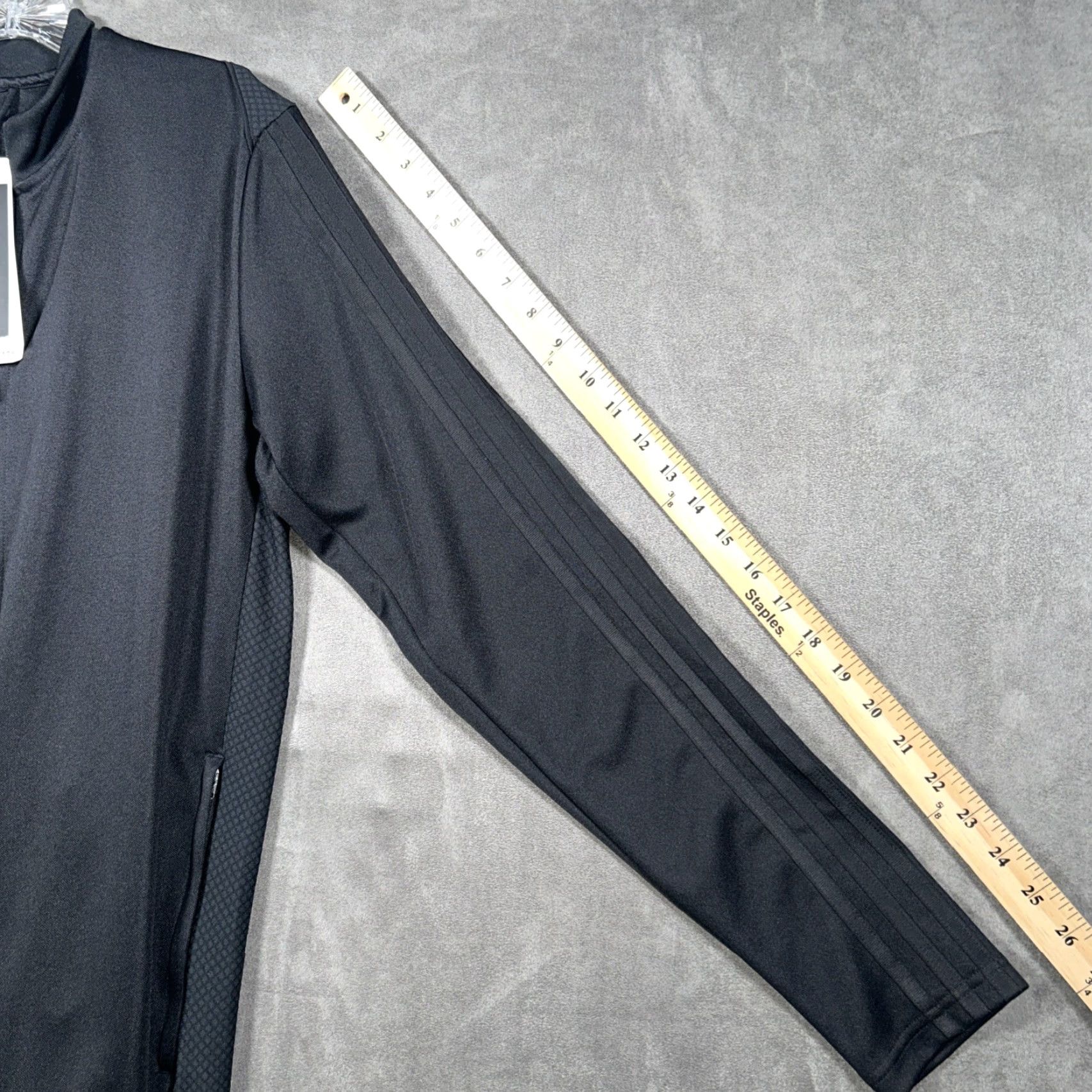 Adidas Adidas Track Jacket Aeroready Mens Medium Black Full Zip Pockets Long Sleeve Size US M / EU 48-50 / 2 - 7 Thumbnail