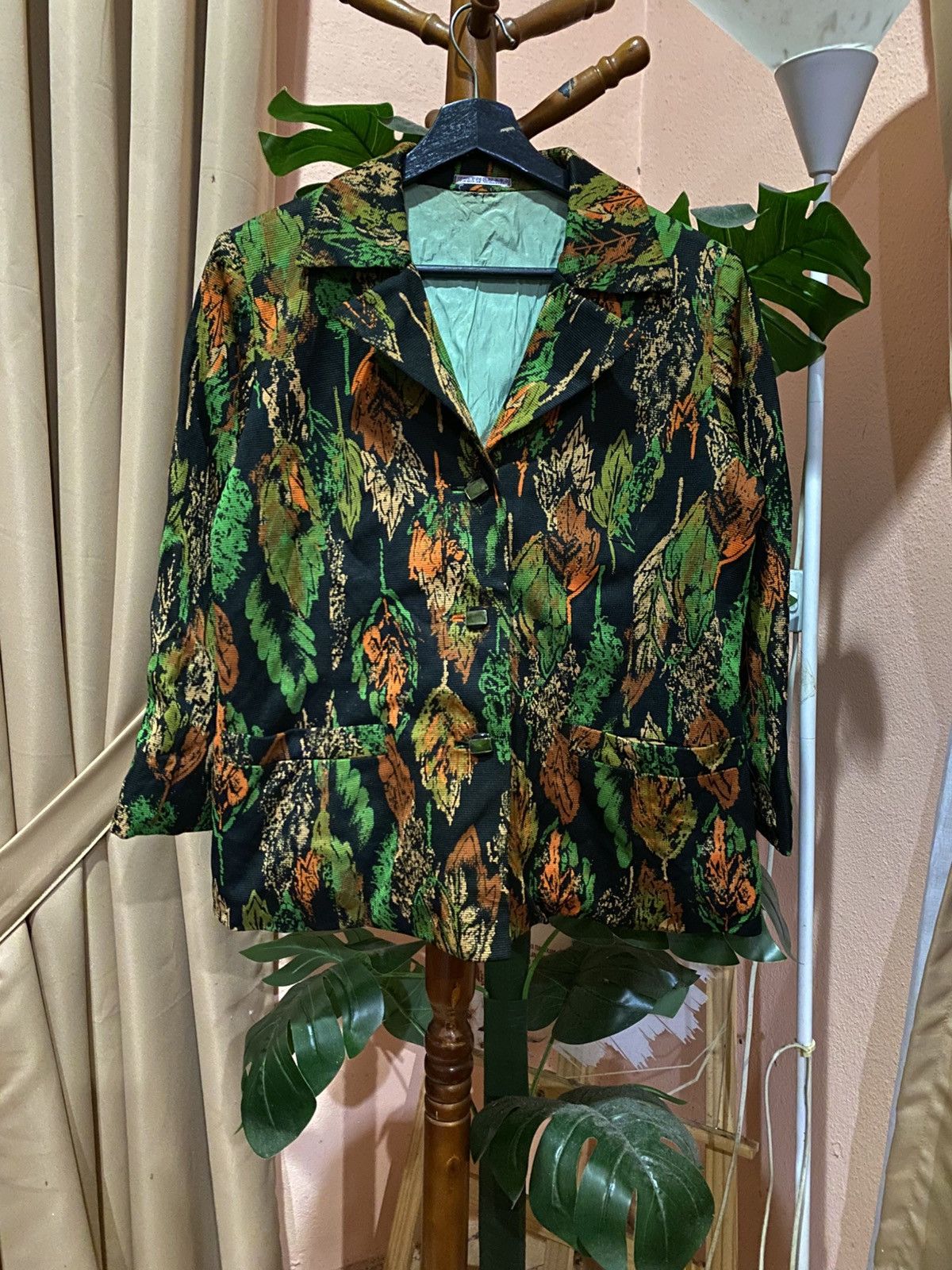 Japanese Brand Vintage 1960s–70s Japanese Tailored Jacket | Autumn Leaf Size M / US 6-8 / IT 42-44 - 3 Thumbnail