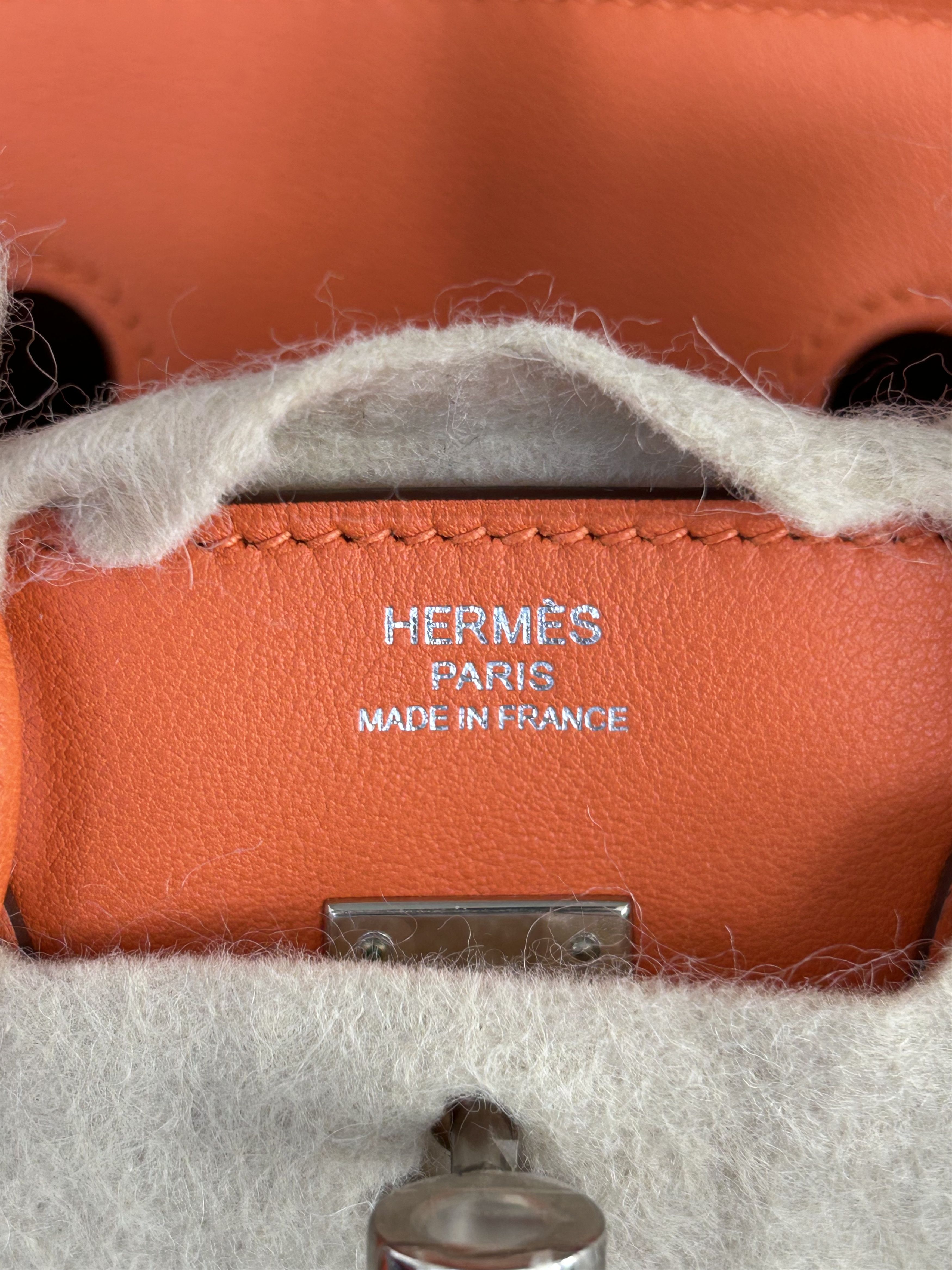 Hermes Hermes Orange Epsom & Palladium Hardware Birkin 25 Size ONE SIZE - 7 Thumbnail