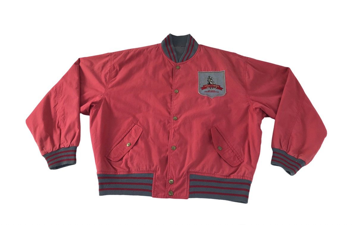 Japanese Brand Vintage Arima Kinen Since 1050 Bomber Jacket Snap Button Size US XL / EU 56 / 4 - 1 Thumbnail