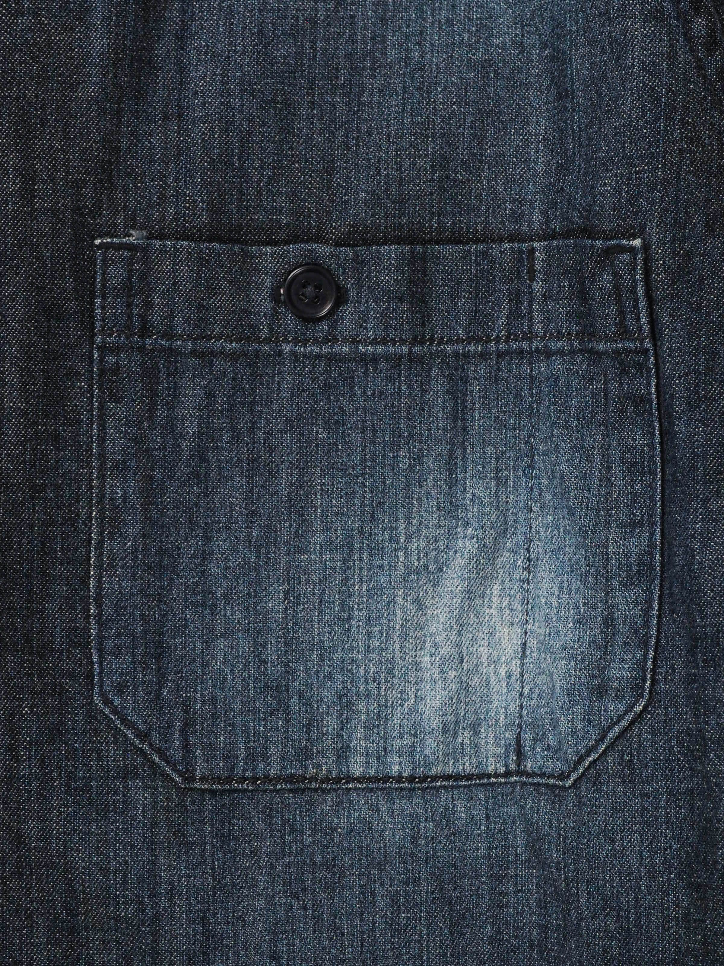 Yohji Yamamoto Yohji Yamamoto Reconstructed Denim Shirt Size US L / EU 52-54 / 3 - 6 Thumbnail