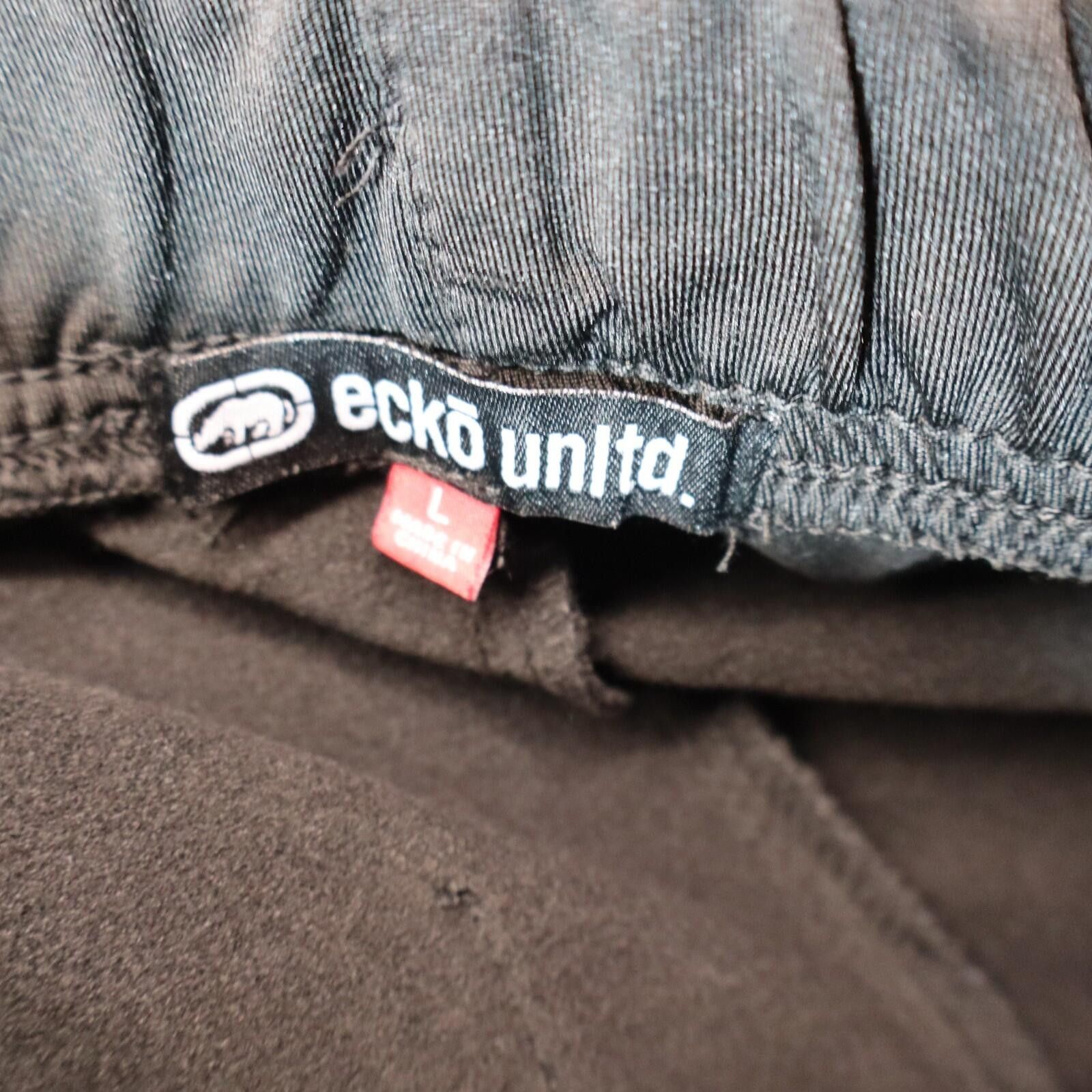 Ecko Unltd. Ecko Unltd Men Large Jogger Pants Black Camo EO12G799T Size US 34 / EU 50 - 8 Thumbnail