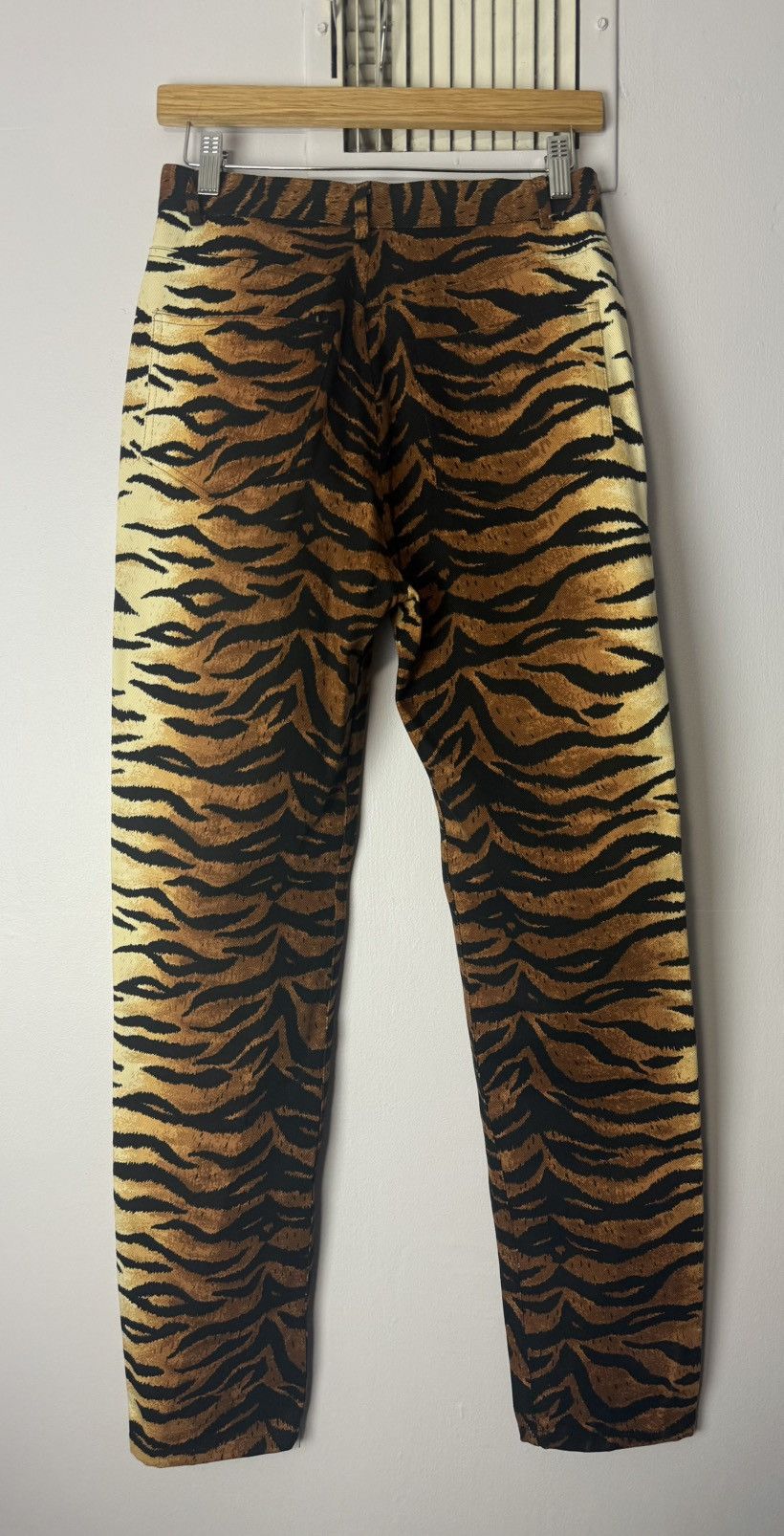 Vintage Ann Tjian for Kenar leopard print Jeans 🔥 70s pants Size US 28 / EU 44 - 3 Thumbnail