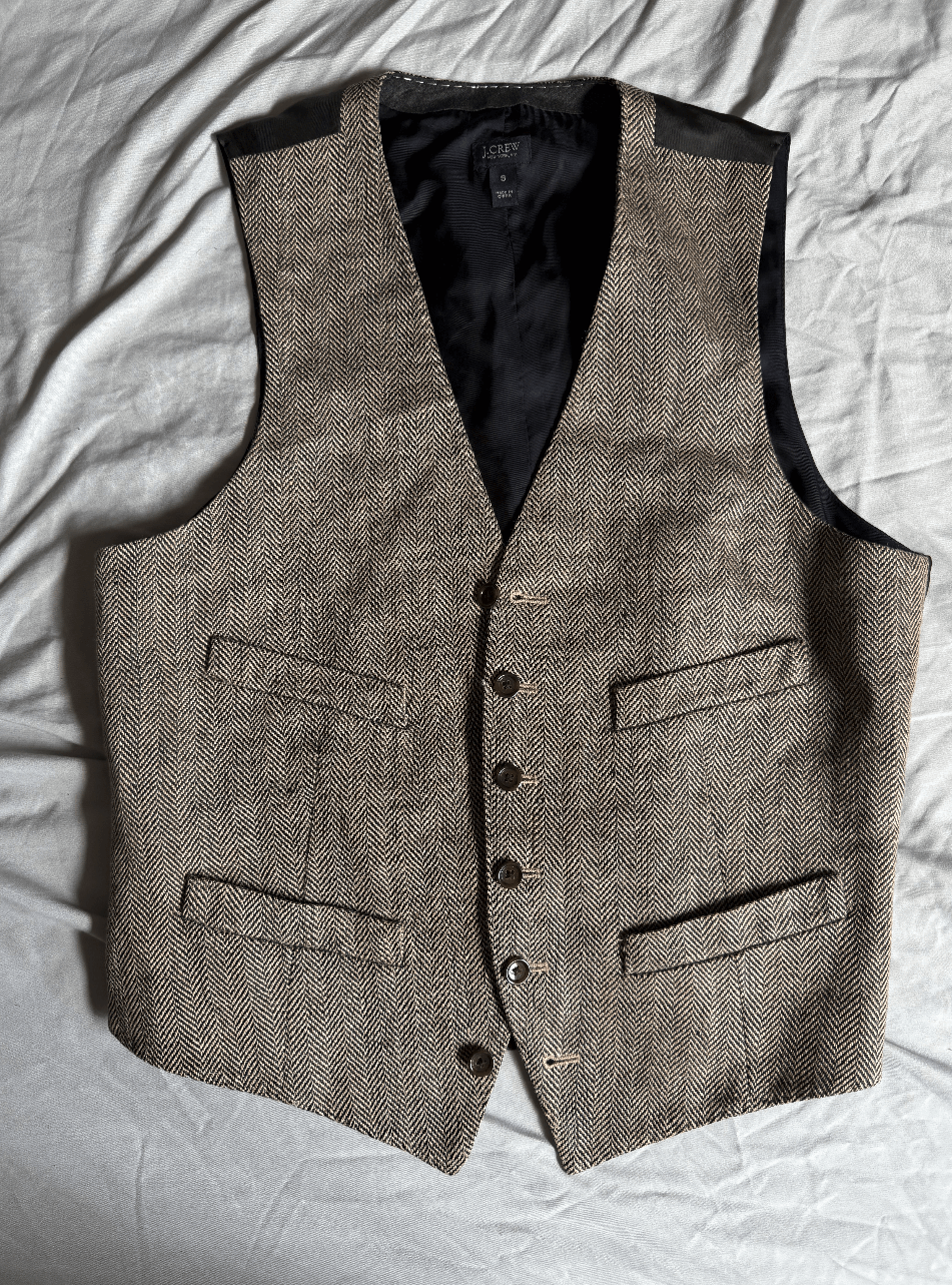 J.Crew J. Crew tweed vest small $149.50 Size 36R - 1 Thumbnail