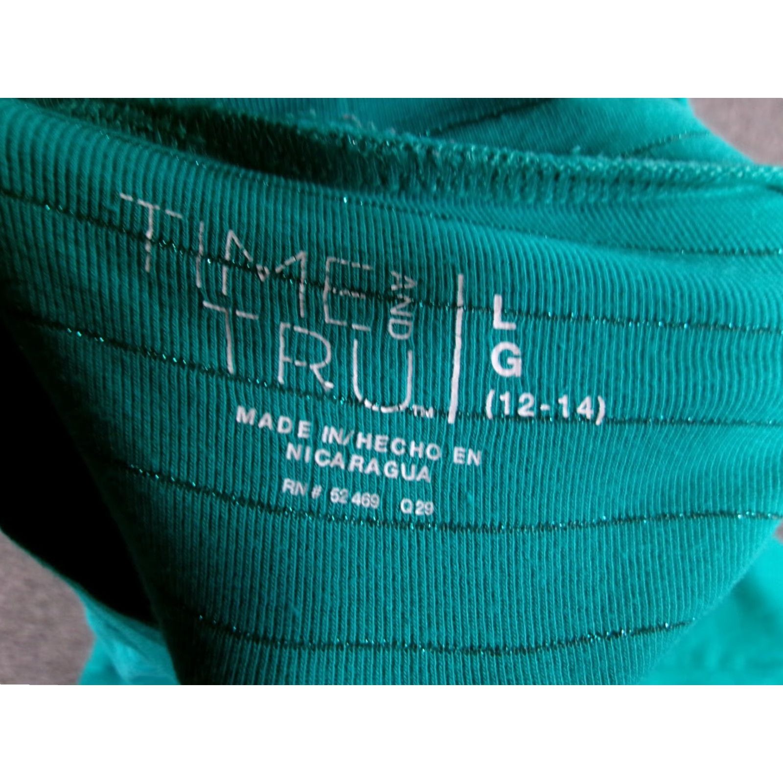 Vintage Time Tru Top Shirt Womens Large Green Base Layering Capsule Causal Turtleneck Basic Size L / US 10 / IT 46 - 6 Thumbnail