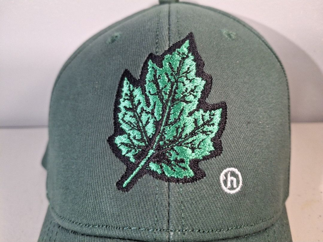 HIDDEN Hidden NY Green Leaf Embroidered Hat Size ONE SIZE - 4 Thumbnail