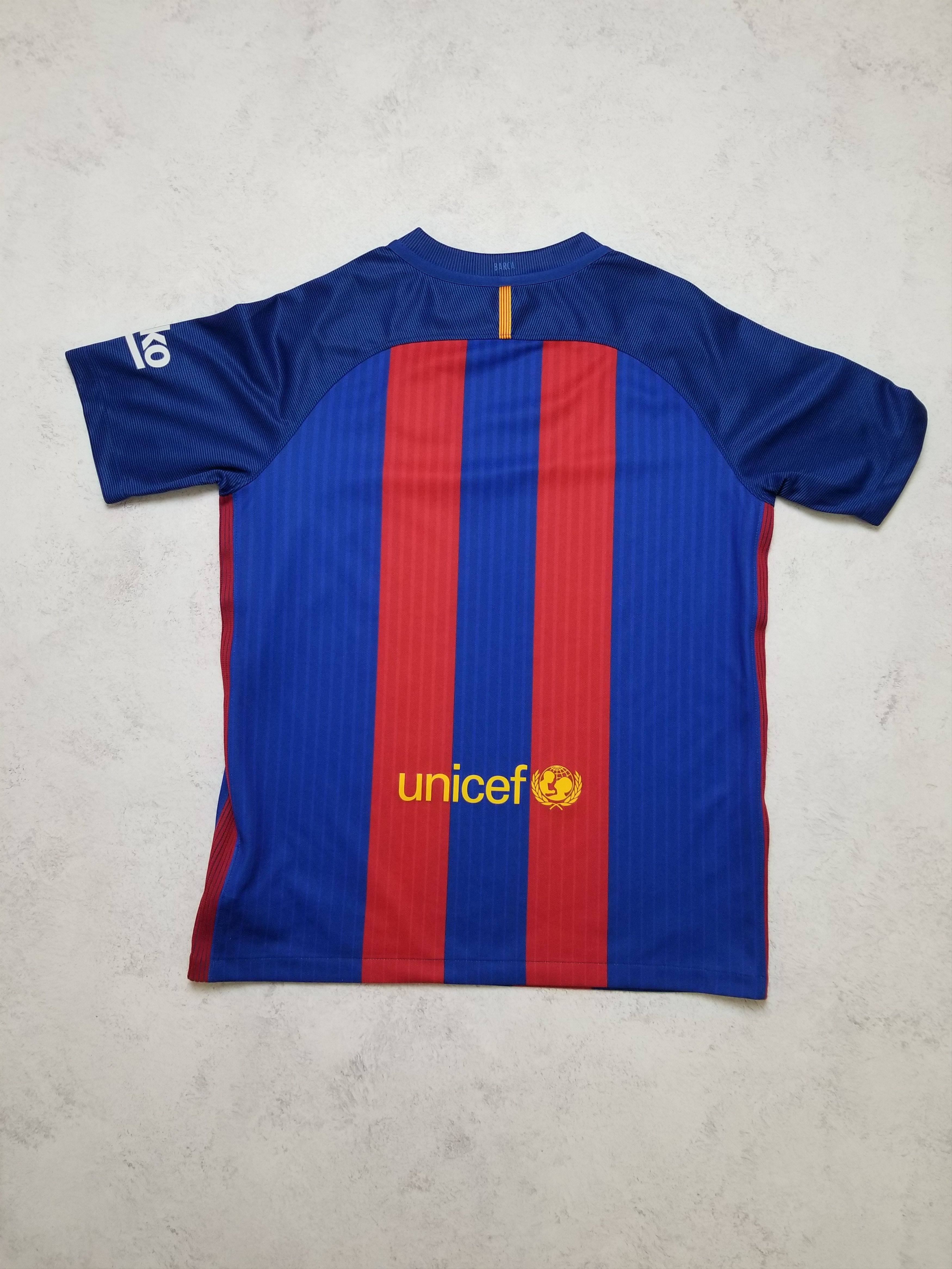 Nike FC BARCELONA 2016 HOME FOOTBALL SHIRT Jersey Size US XS / EU 42 / 0 - 3 Thumbnail