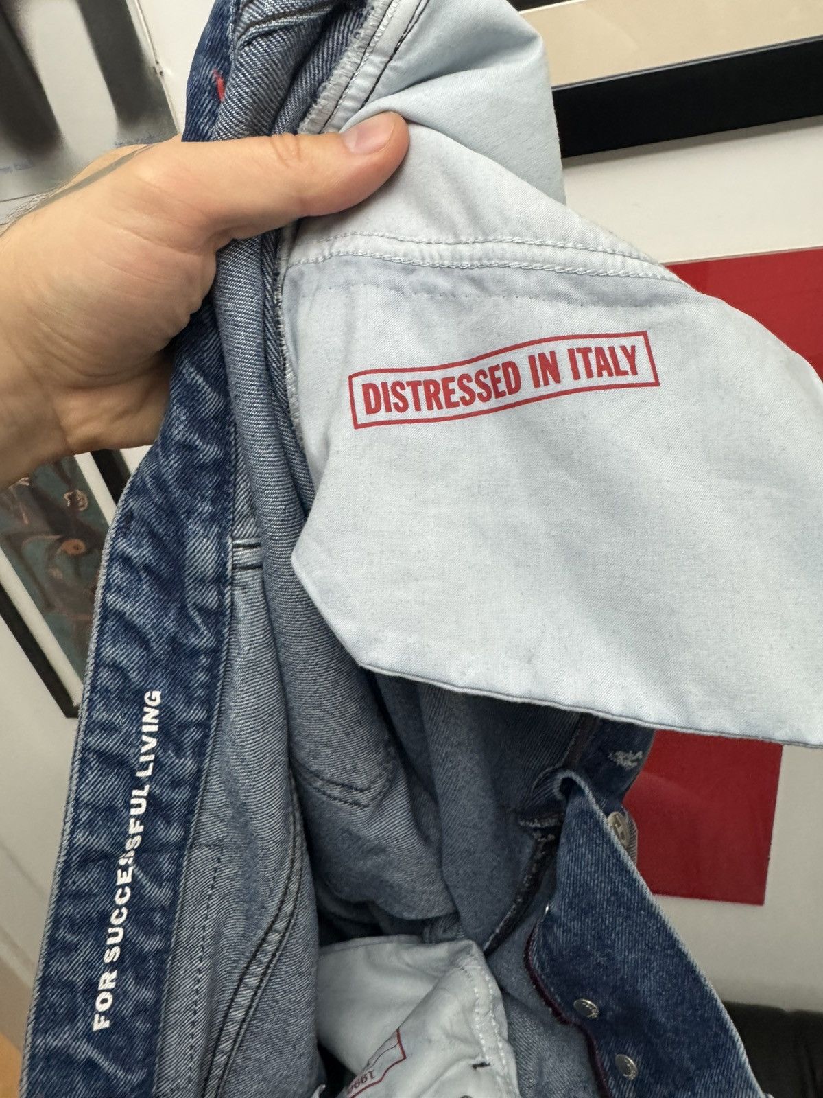 Diesel Oversize Denim Diesel Loose Fit Jeans Baggy Gray Skate Hype Size US 27 - 8 Thumbnail
