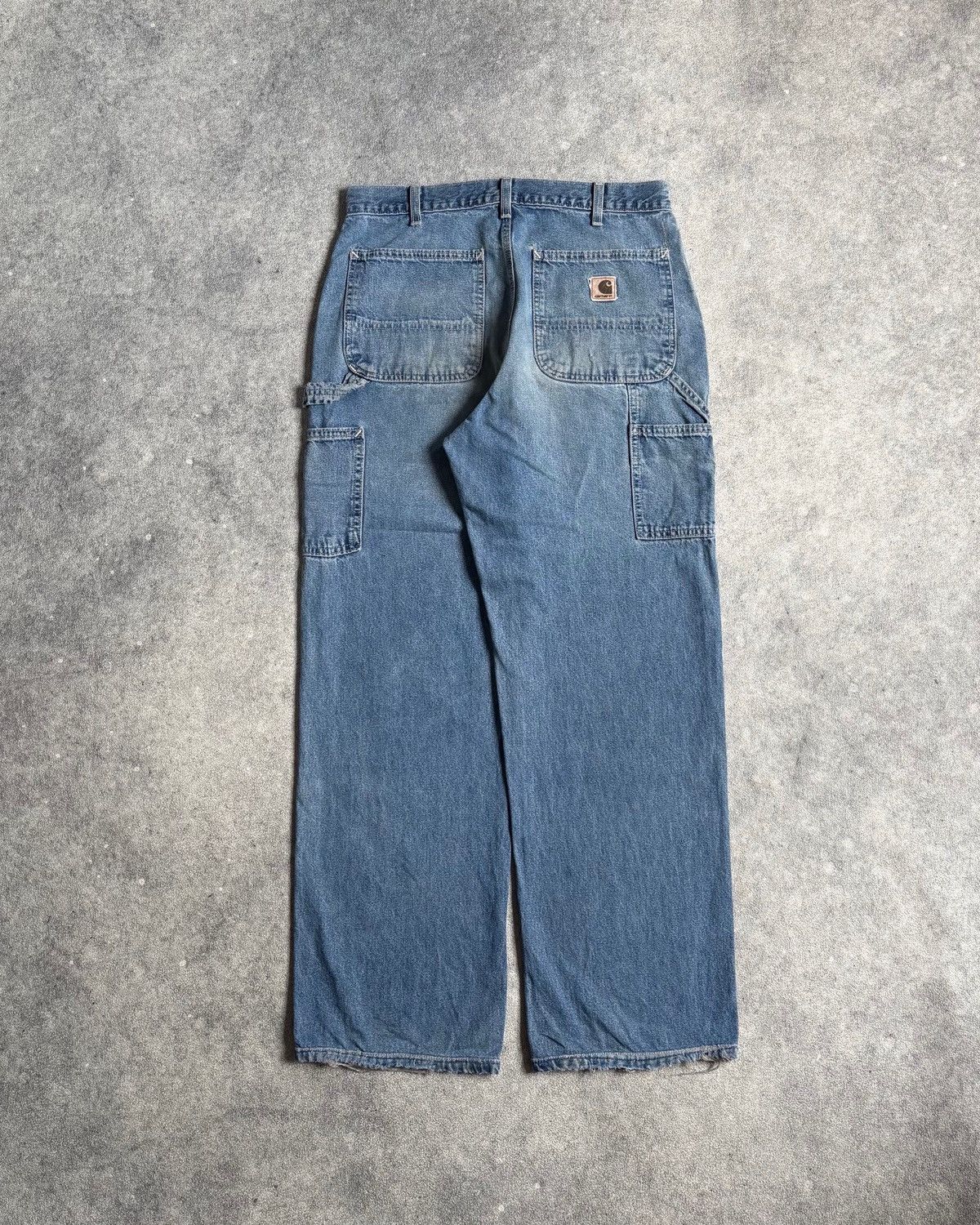 Carhartt Vintage Denim Blue Painters Carhartt Carpenter Pants Size US 32 / EU 48 - 5 Thumbnail