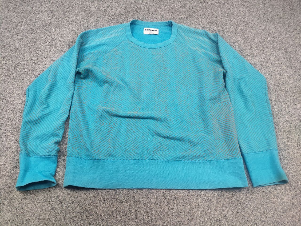 Fucking Awesome Fucking Awesome LSD Blue Pattern Crew chek Sweatshirt Size US S / EU 44-46 / 1 - 3 Thumbnail