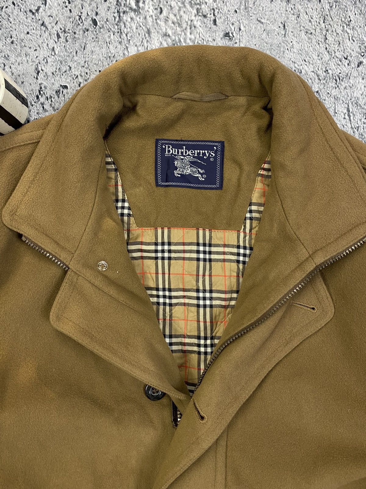 Burberry × Vintage Burberry Coat Jacket Vintage USA Streetwear Size US XL / EU 56 / 4 - 3 Thumbnail