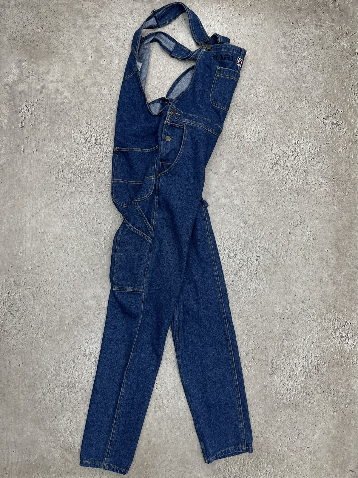 Karl Kani Vintage Karl Kani Denim Overalls Jumpsuit streetwear Y2K Size US 32 / EU 48 - 7 Thumbnail