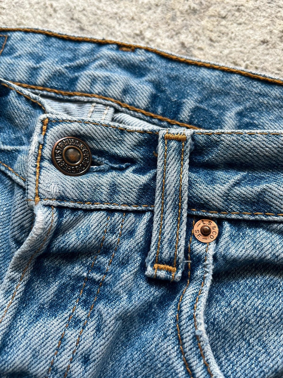 Levi's Levi’s 514 Jeans Sz W30 L34 Orange Tab Vintage 1996 Size 30" / US 8 / IT 44 - 4 Thumbnail