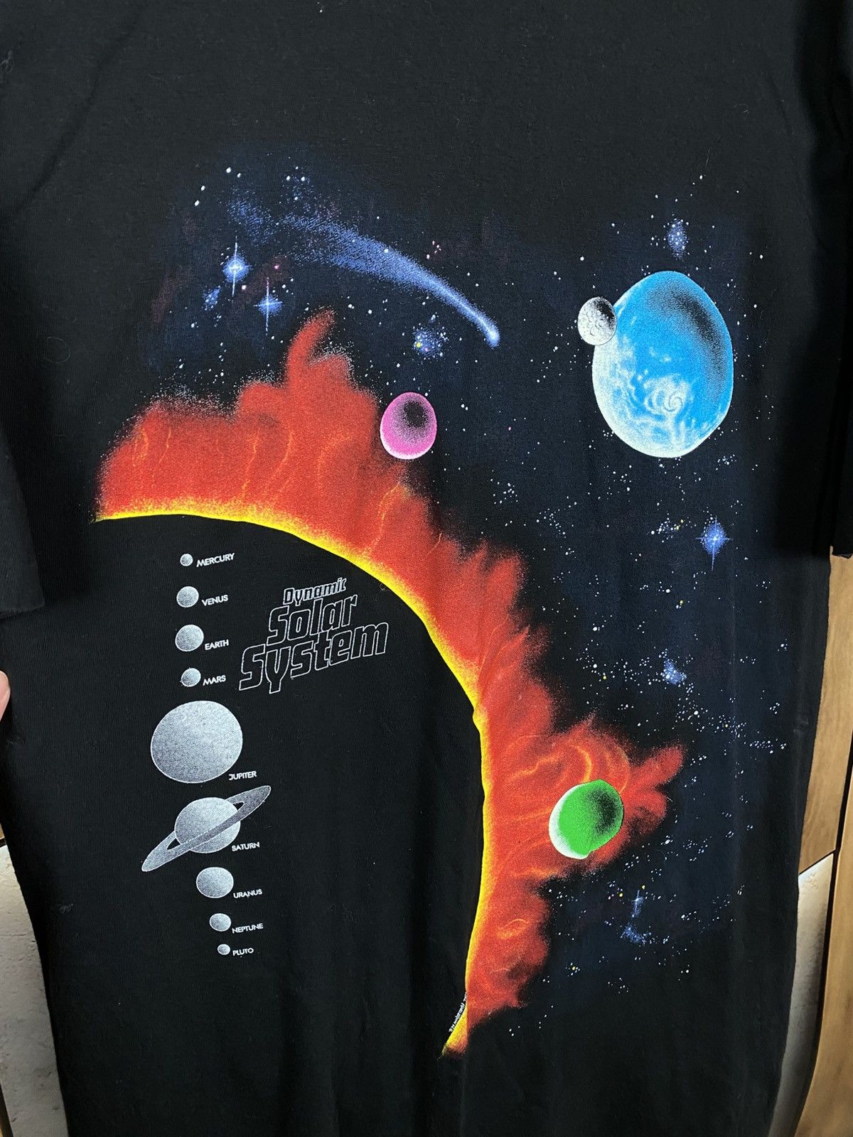 Vintage 🪐Vintage 1990 T-Shirt Dynamic Solar System Planet VTG Tee🪐 Size US XL / EU 56 / 4 - 3 Thumbnail