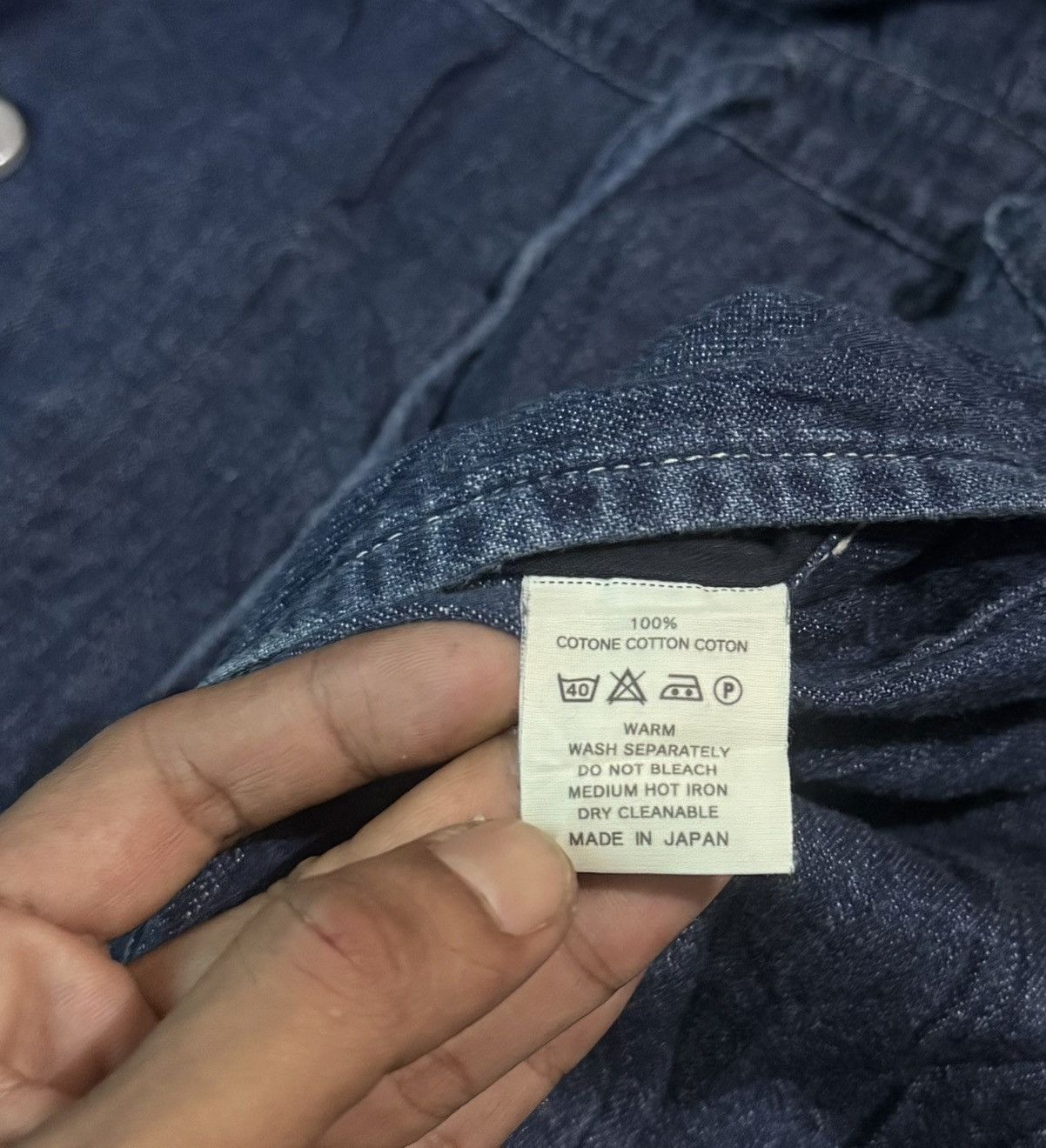 Kapital Kapital Jumpsuit Denim Blue Vintage Size 23" - 6 Thumbnail