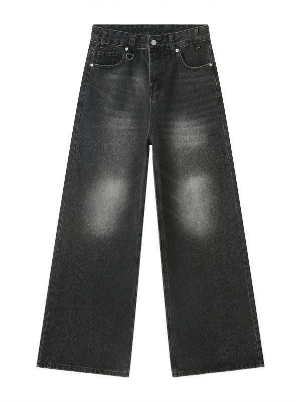 Japanese Brand × Jean Retro loose wide leg high street jeans Size US 32 / EU 48 - 5 Thumbnail