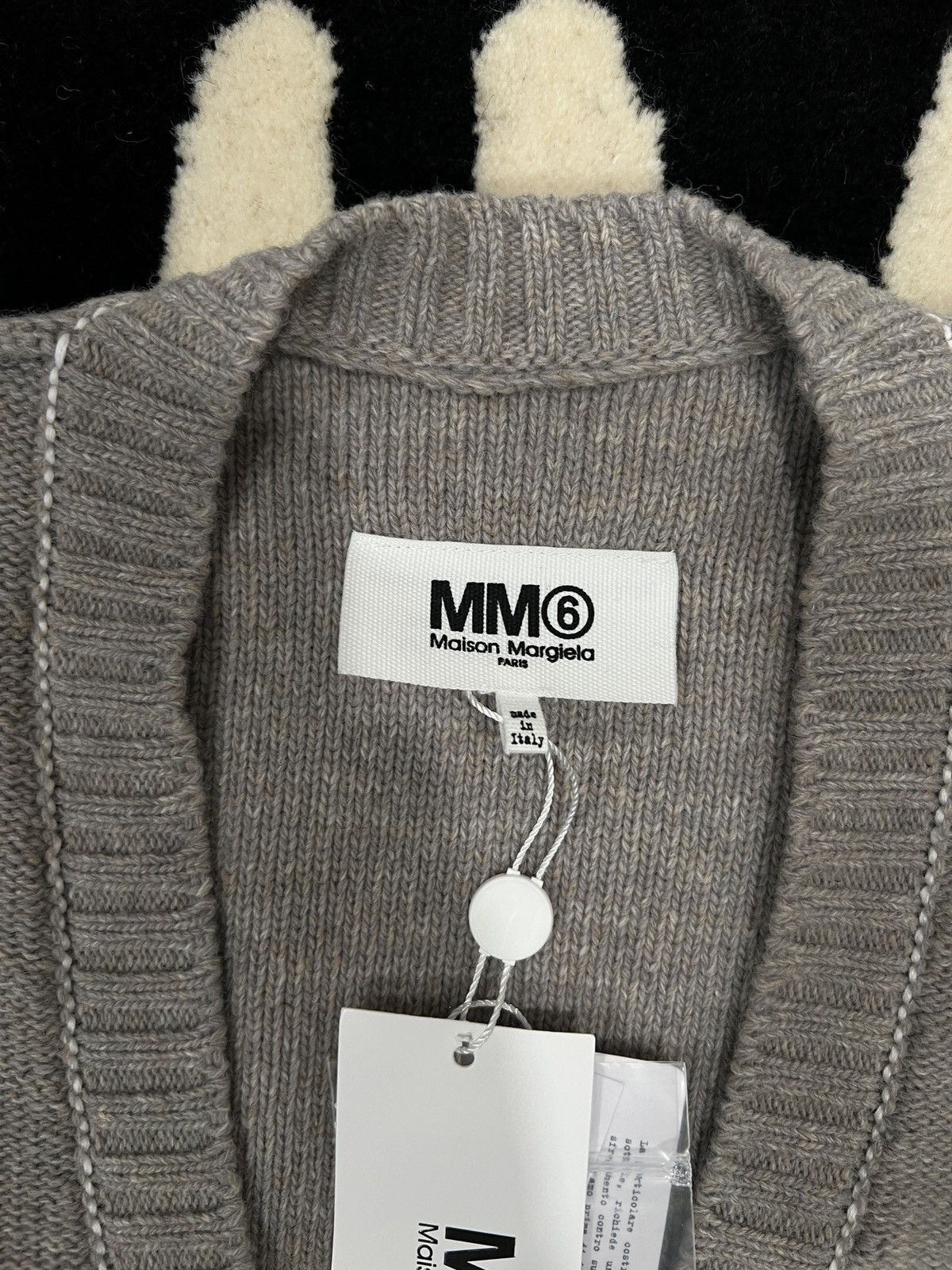 Designer × Maison Margiela Maison Margiela MM6 Knitted Cardigan Size US XS / EU 42 / 0 - 7 Thumbnail