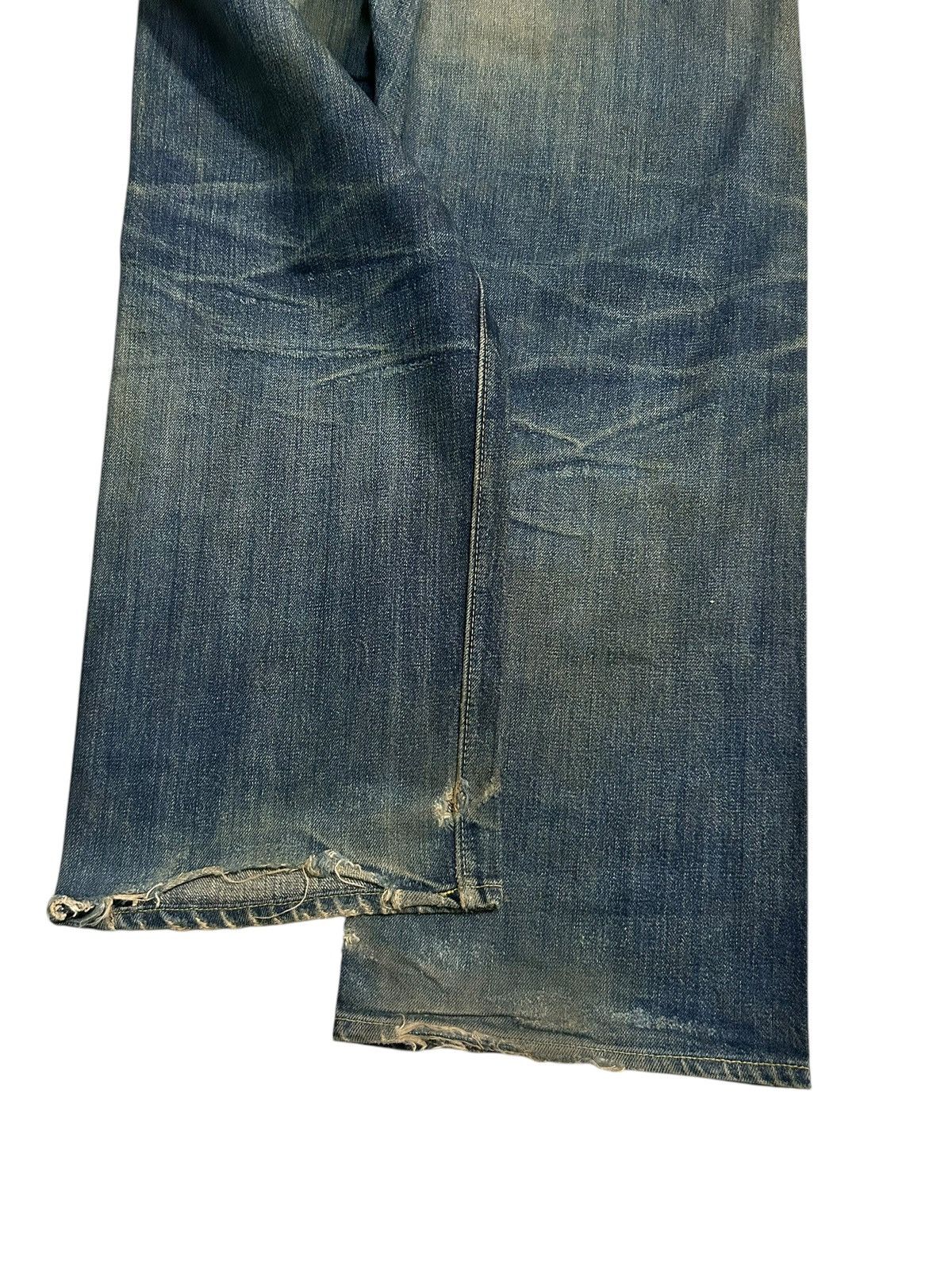 Japanese Brand × Kapital × Vintage JOE McCOY Selvedge Distressed Vtg Denim Jeans Size US 35 - 11 Thumbnail