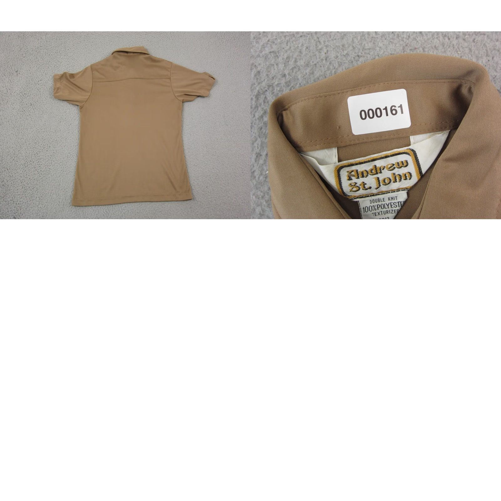 Vintage Andrew St. John Polo Shirt Teens Small Brown Girls Golf Performance Shirt Size S / US 4 / IT 40 - 9 Thumbnail