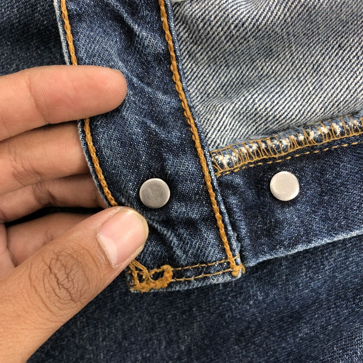 Levi's × Levi's Vintage Clothing 🇺🇸90’s Vintage Levis 501 #553 30x32 Straight Leg Blue Jeans Size US 42 / EU 58 - 9 Thumbnail