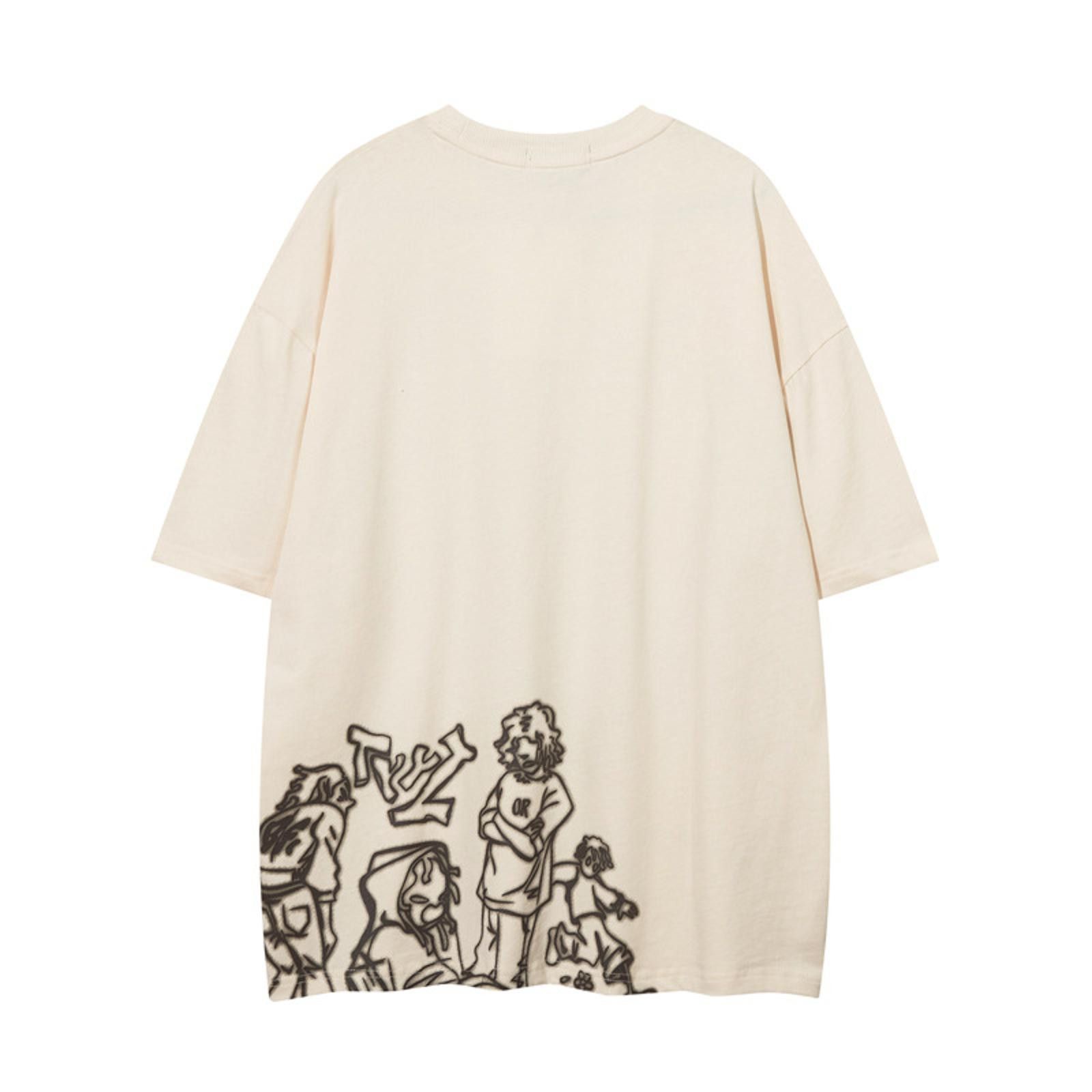 Vintage Anime Cartoon Graphic Oversized T-Shirt y2k Size US M / EU 48-50 / 2 - 2 Thumbnail