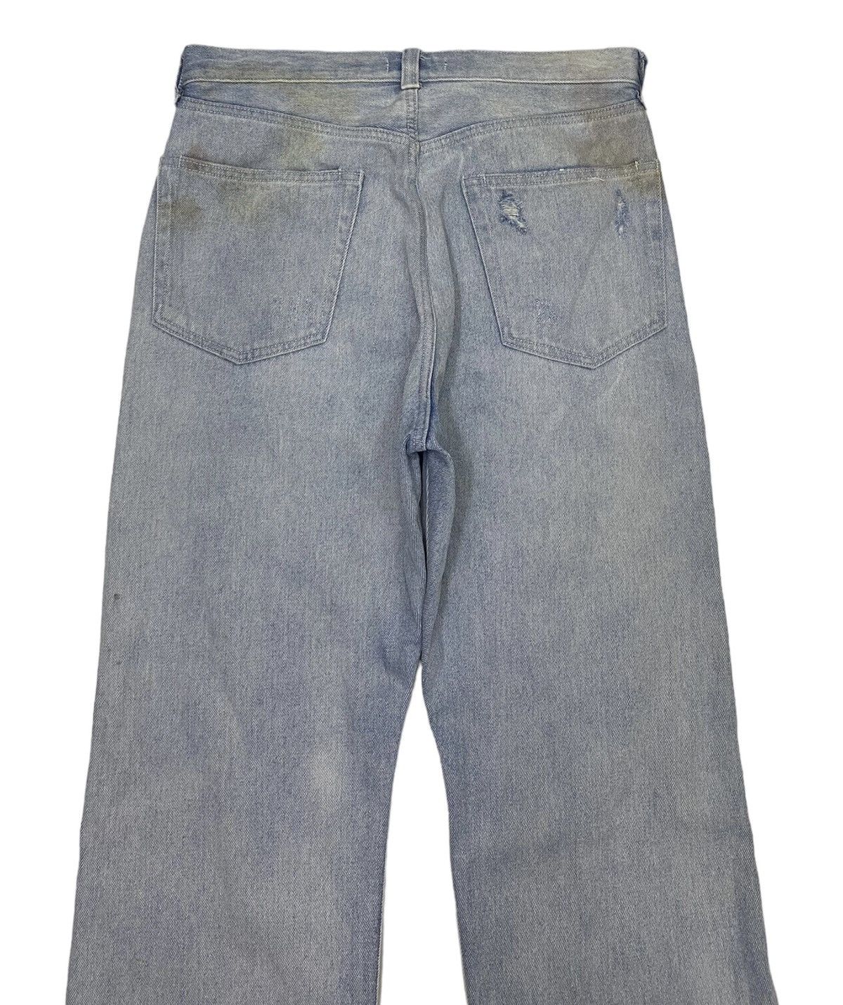 If Six Was Nine RAG MACHINE DISTRESSED DENIM PUNK RELEASE HEM CROPPED JEANS Size US 30 / EU 46 - 6 Thumbnail